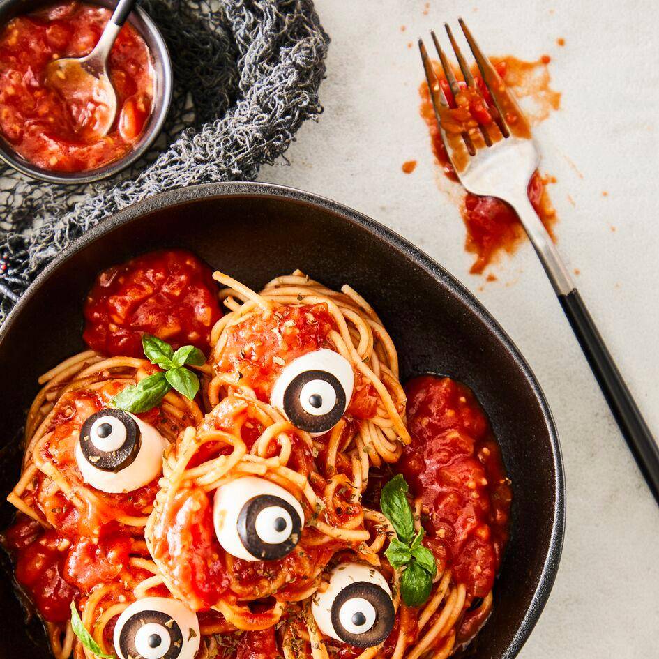 Spaghettis sanglants aux yeux - Recette Poêles et Casseroles | Tefal