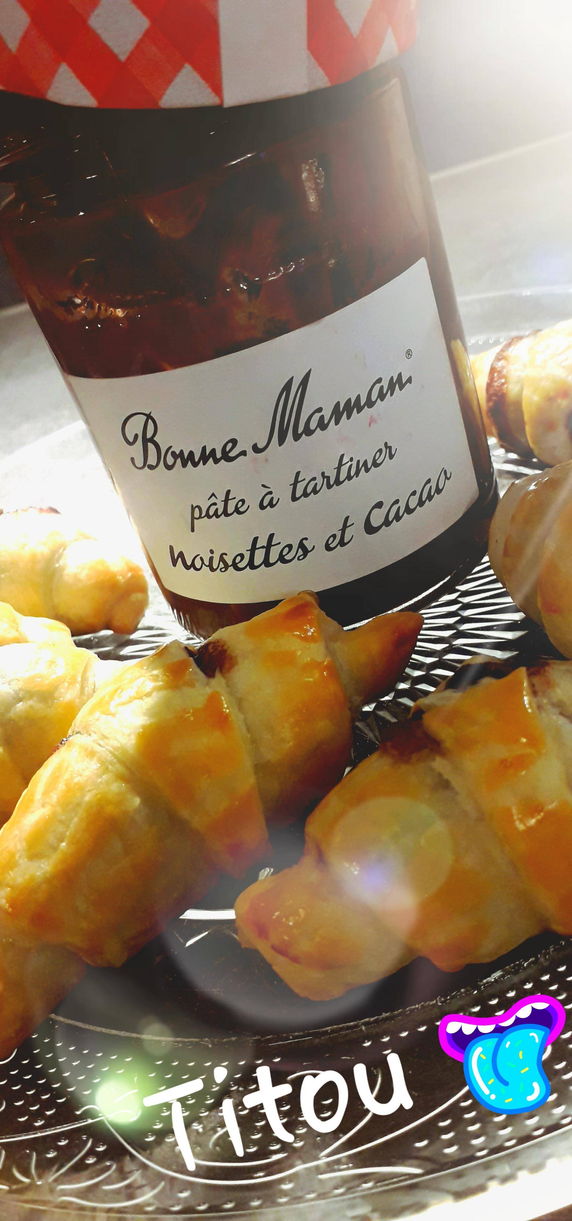 Mini croissants à la pâte à tartiner - Recepten Cake Factory | Tefal