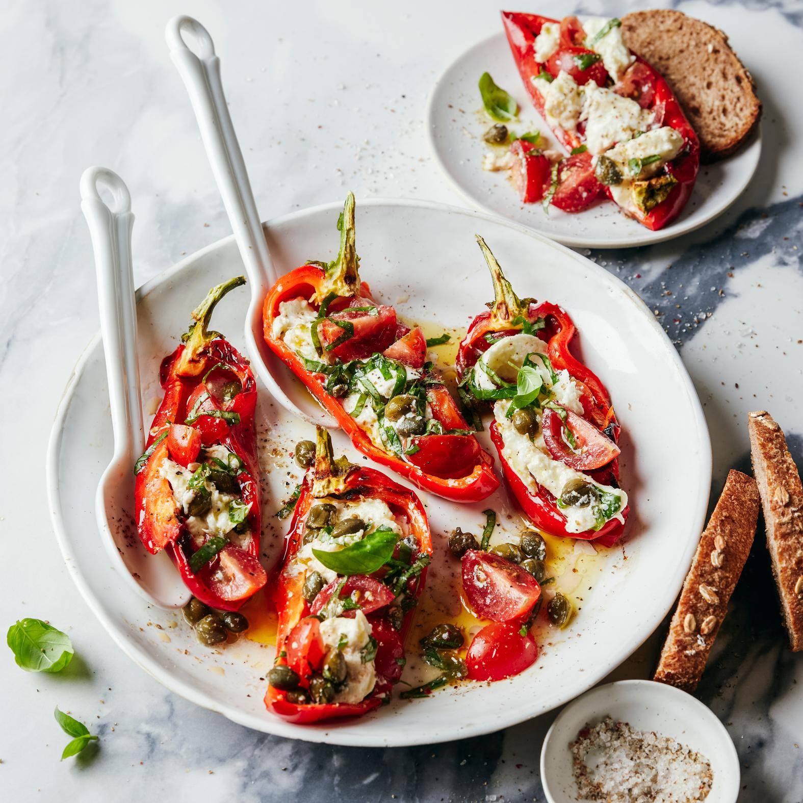 Poivrons farcis à la Napolitaine - Recette OptiGrill 2in1 | Tefal