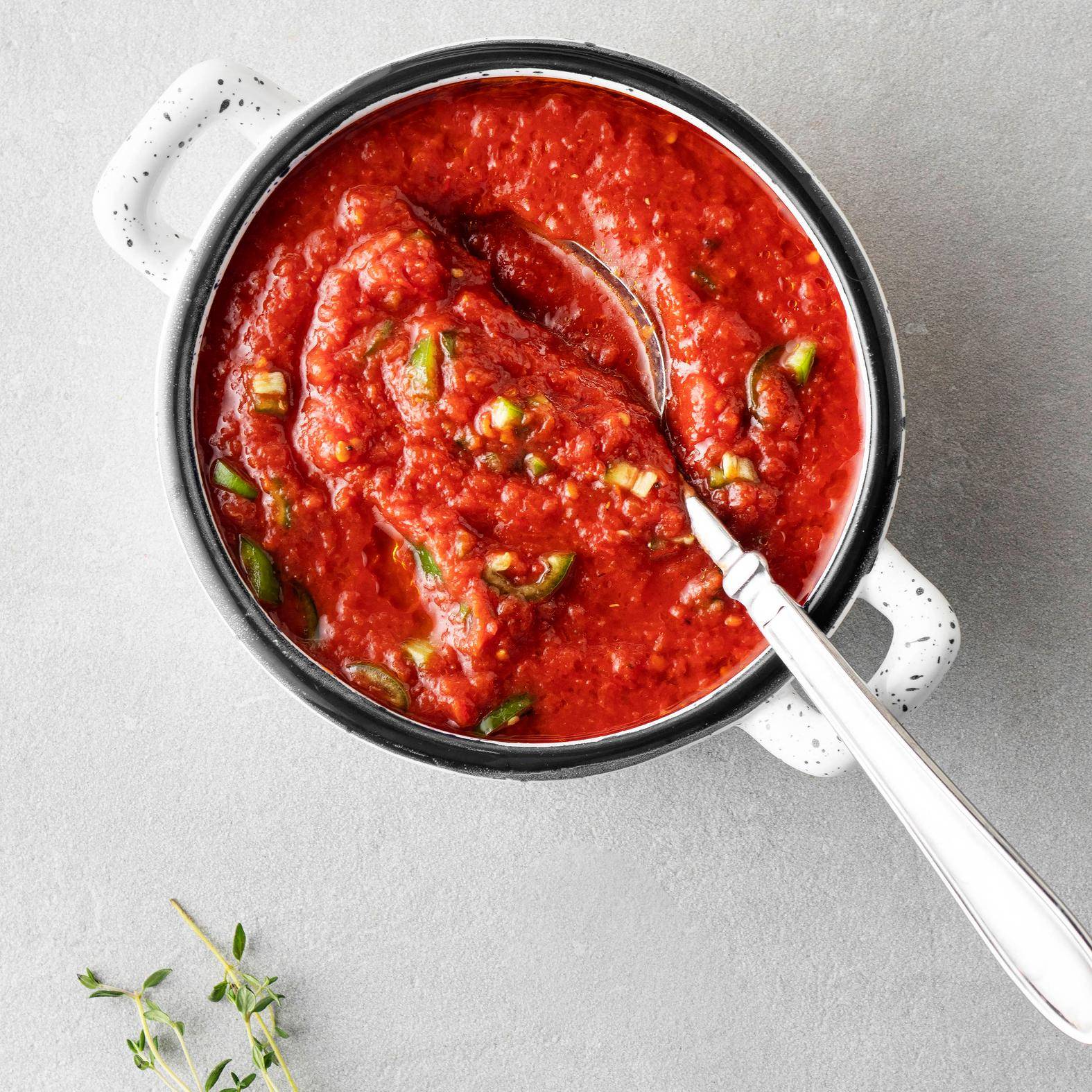 Sauce maison aux tomates fraiches - Recepten Pizza Pronto | Tefal