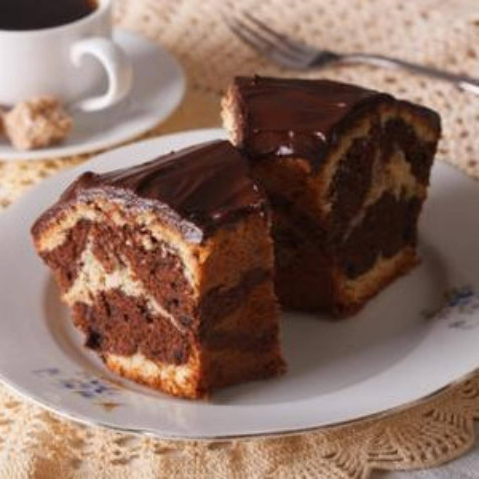Marbré au chocolat glaçage au Nutella® - Recette Moules à gâteaux | Tefal