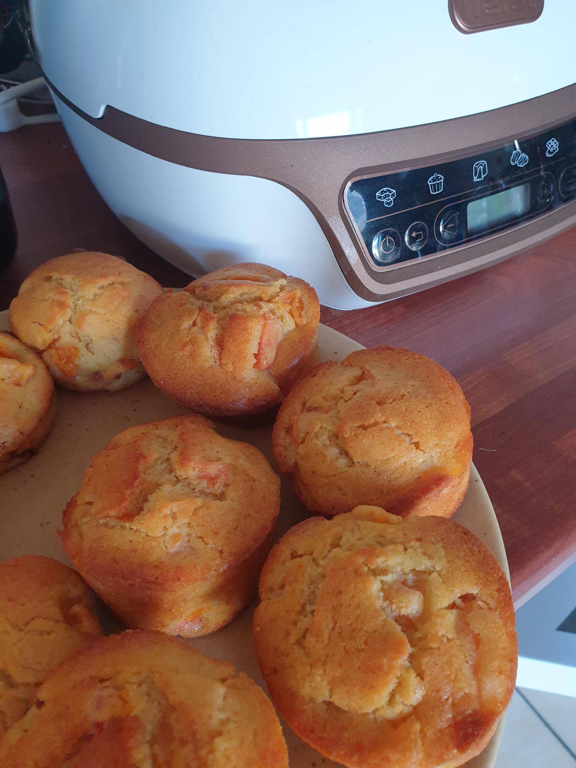 Muffins abricot au miel - Recepten Cake Factory | Tefal