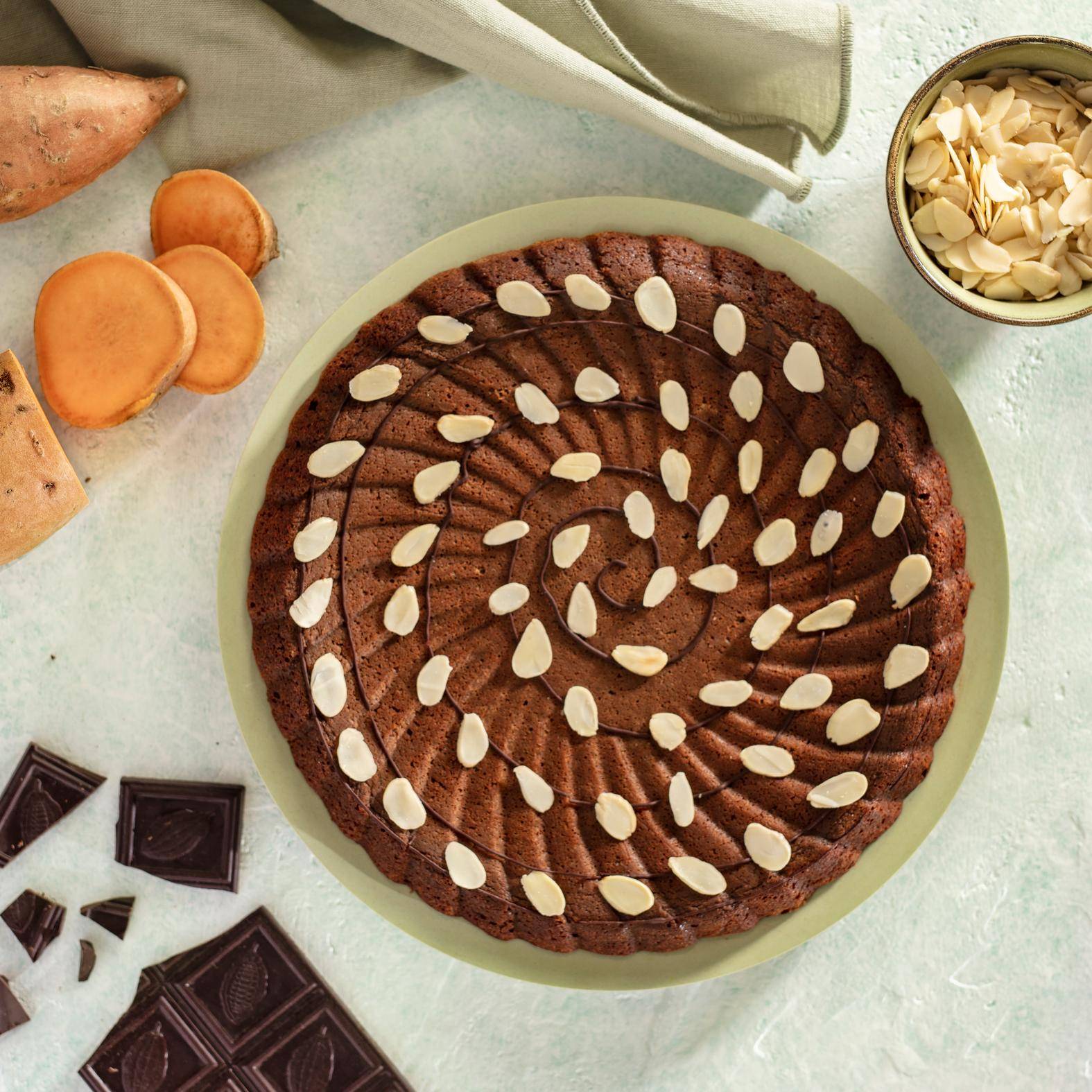Gâteau fondant au chocolat et à la patate douce - Recepten Cake Factory Infinity | Tefal