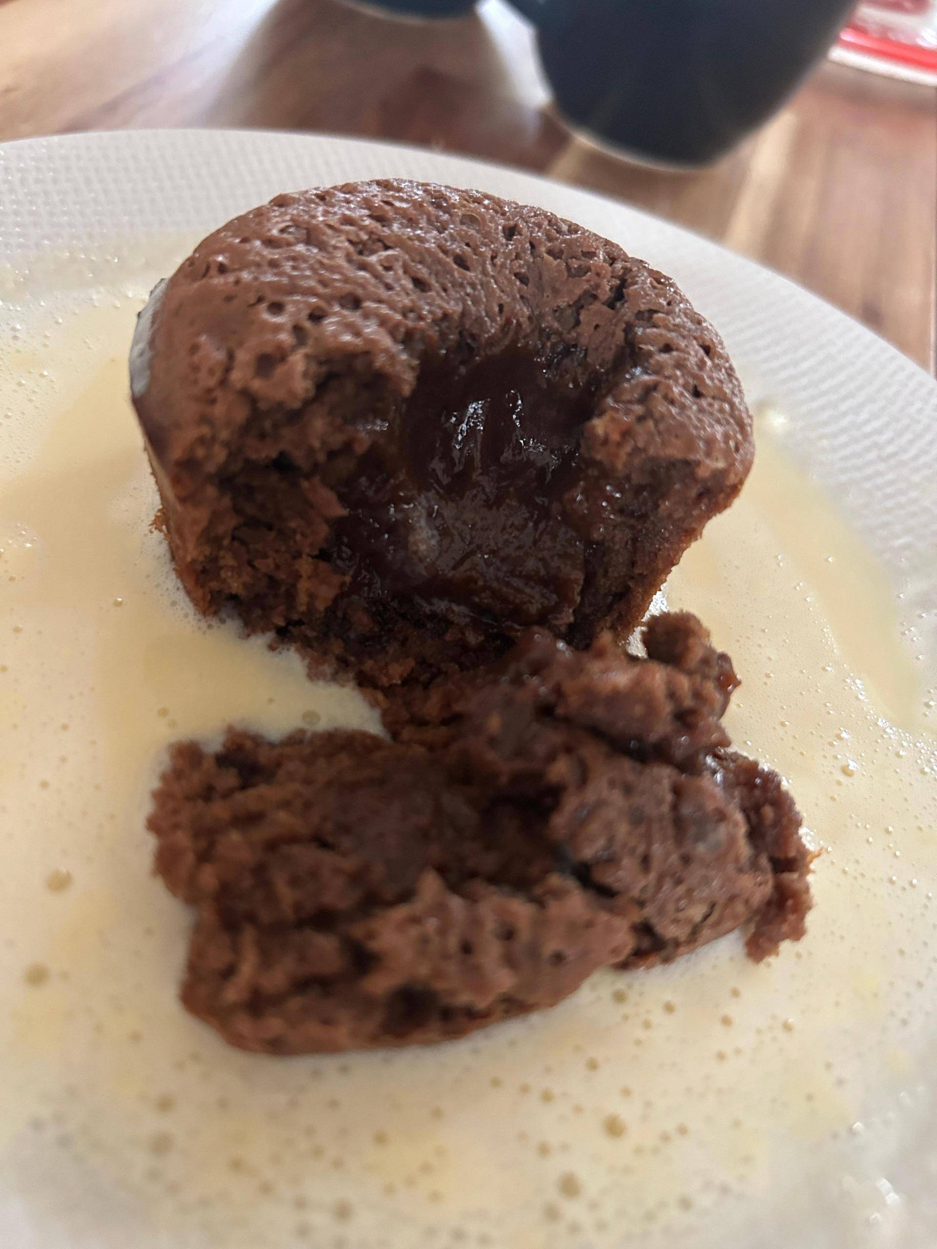 Coulant chocolat lait alléger - Recette Cake Factory | Tefal