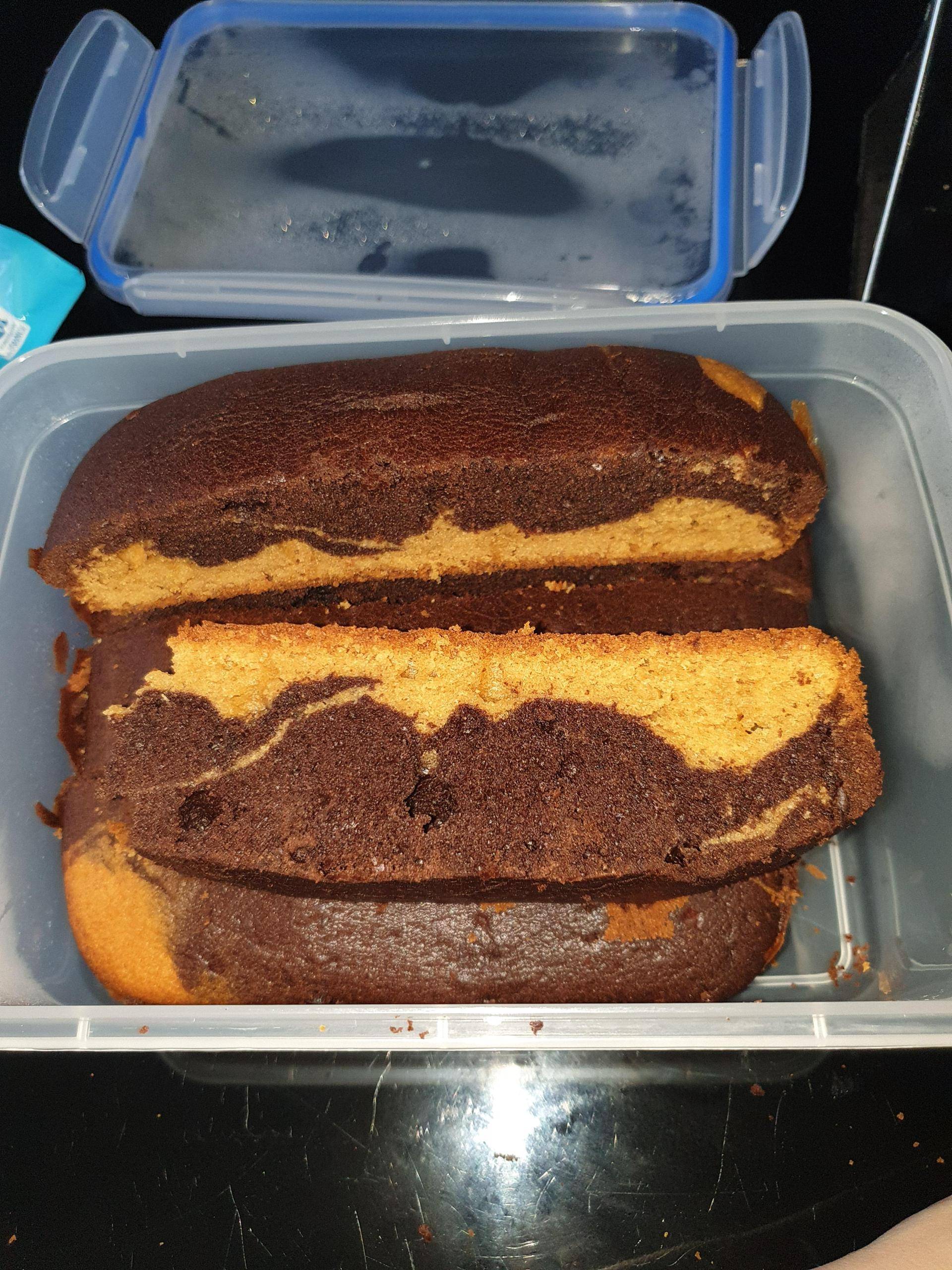 Marbre au beurre de cacahuète et chocolat - Recette Cake Factory | Tefal