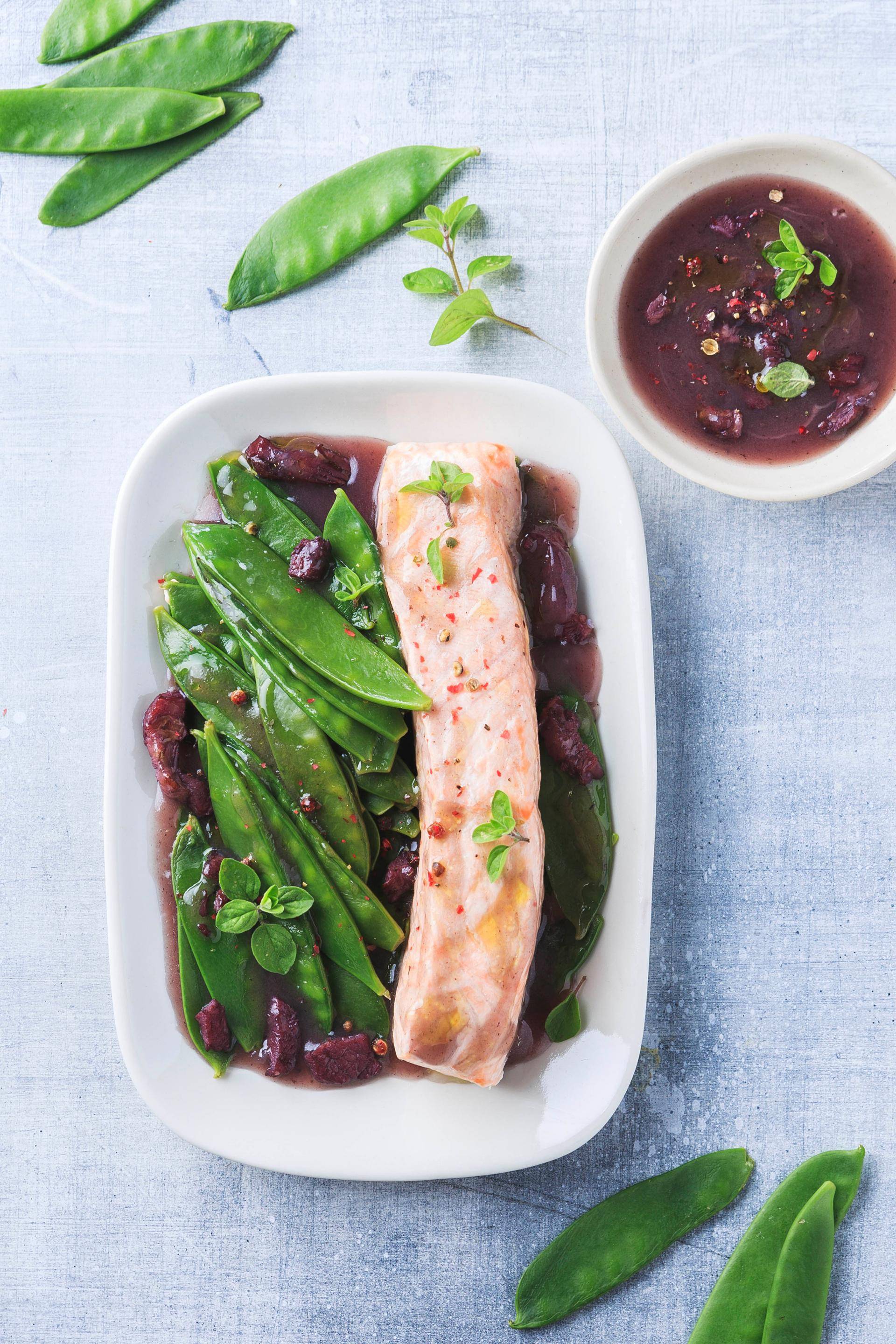 Pavés de saumon et pois gourmands - Recepten undefined | Tefal