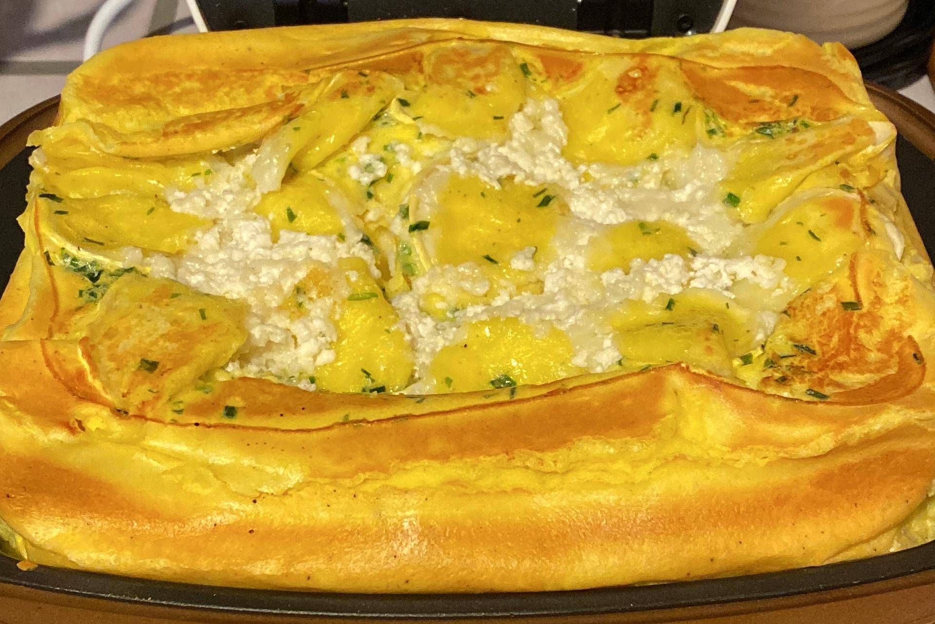 Clafoutis au chèvre - Recette Cake Factory | Tefal