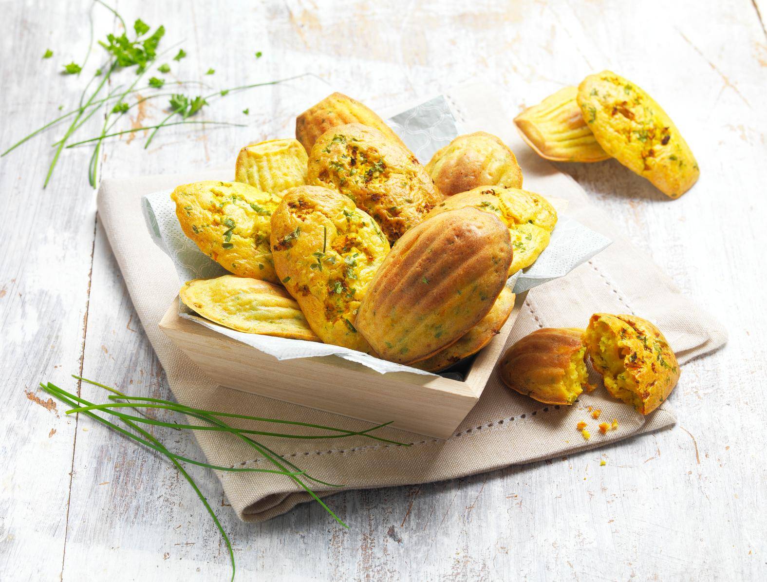 Mini-madeleines de maïs au jalapeño - Recepten Snack Collection MECHANICAL | Tefal
