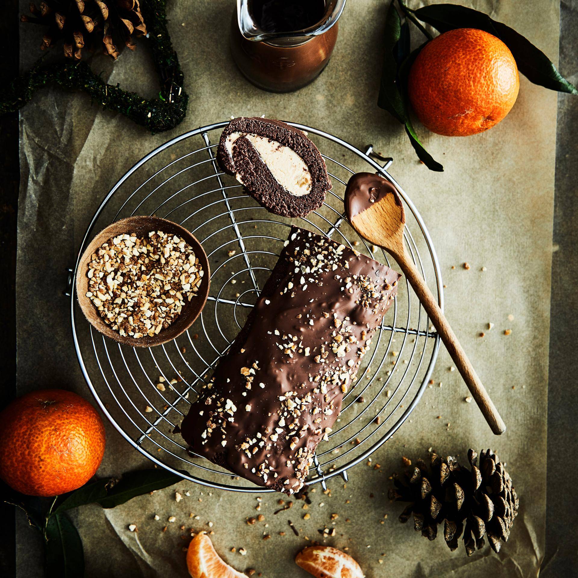 Bûche choco-clémentine - Recepten Cake Factory | Tefal