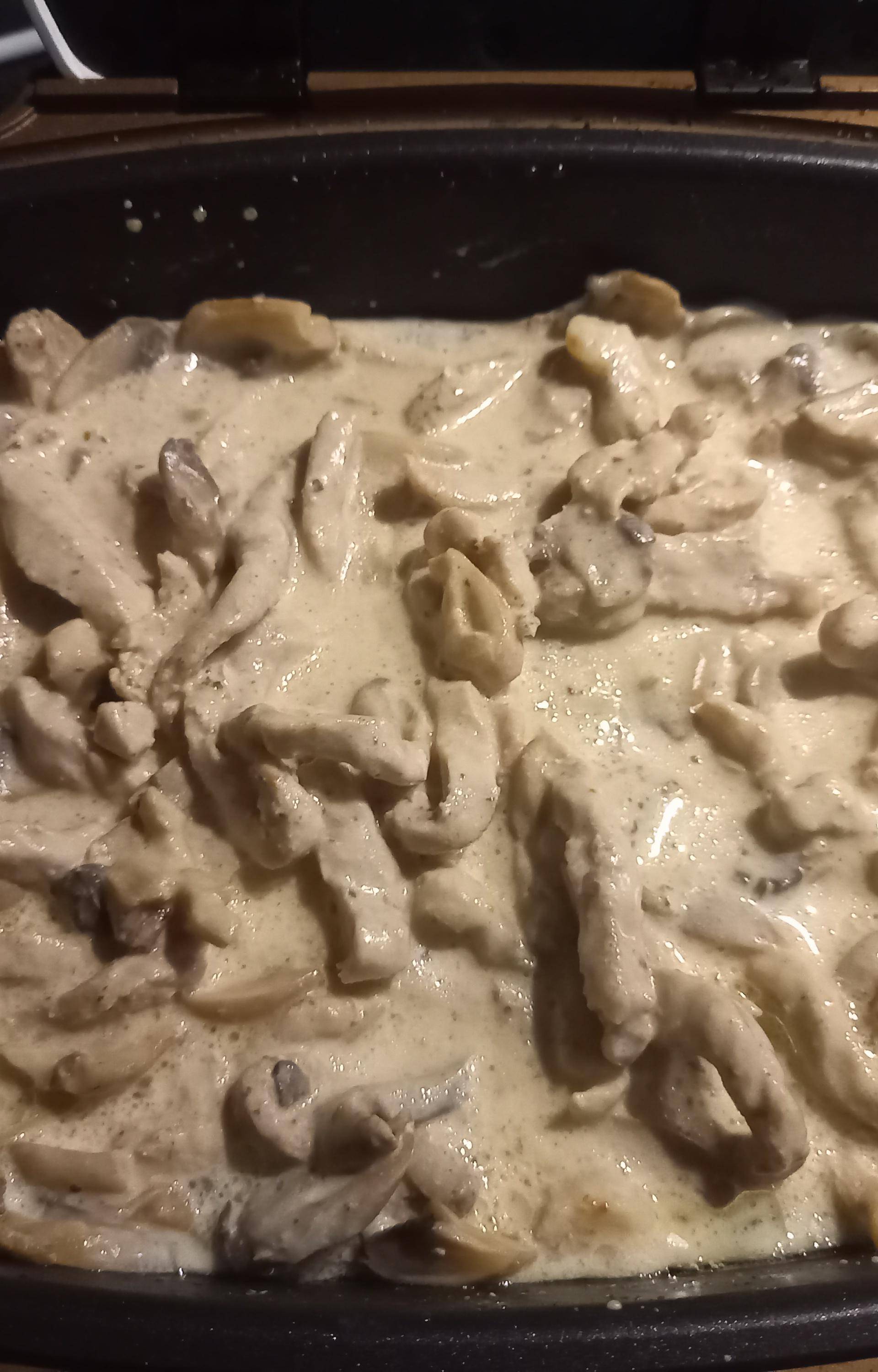 Lamelle de porc à la crème - Recette Cake Factory | Tefal