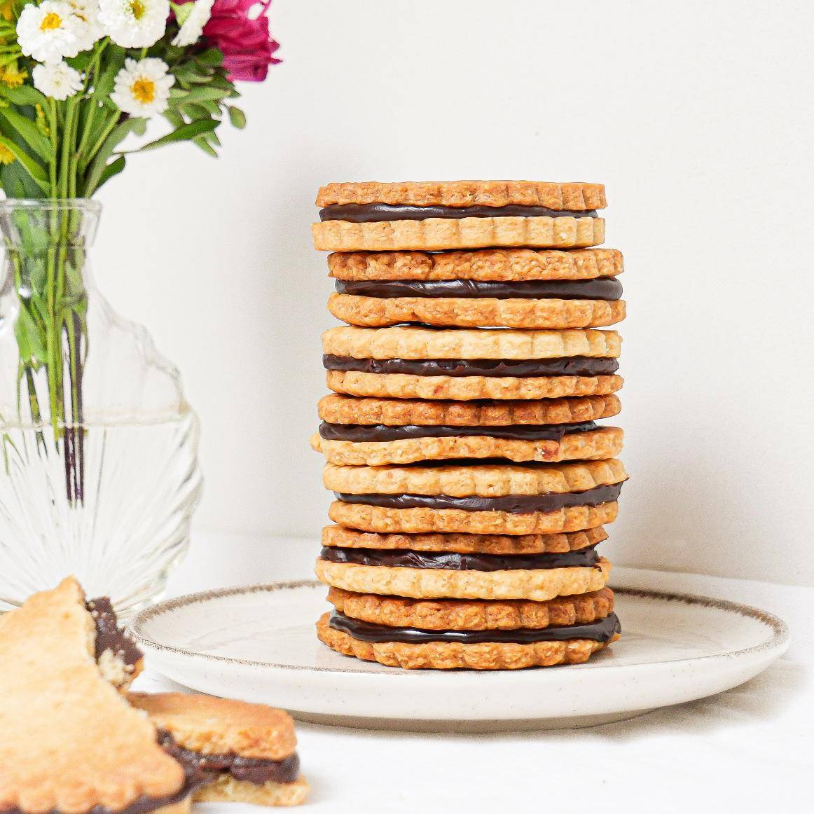 Sablés fourrés au chocolat - Recette Cake Factory Infinity | Tefal