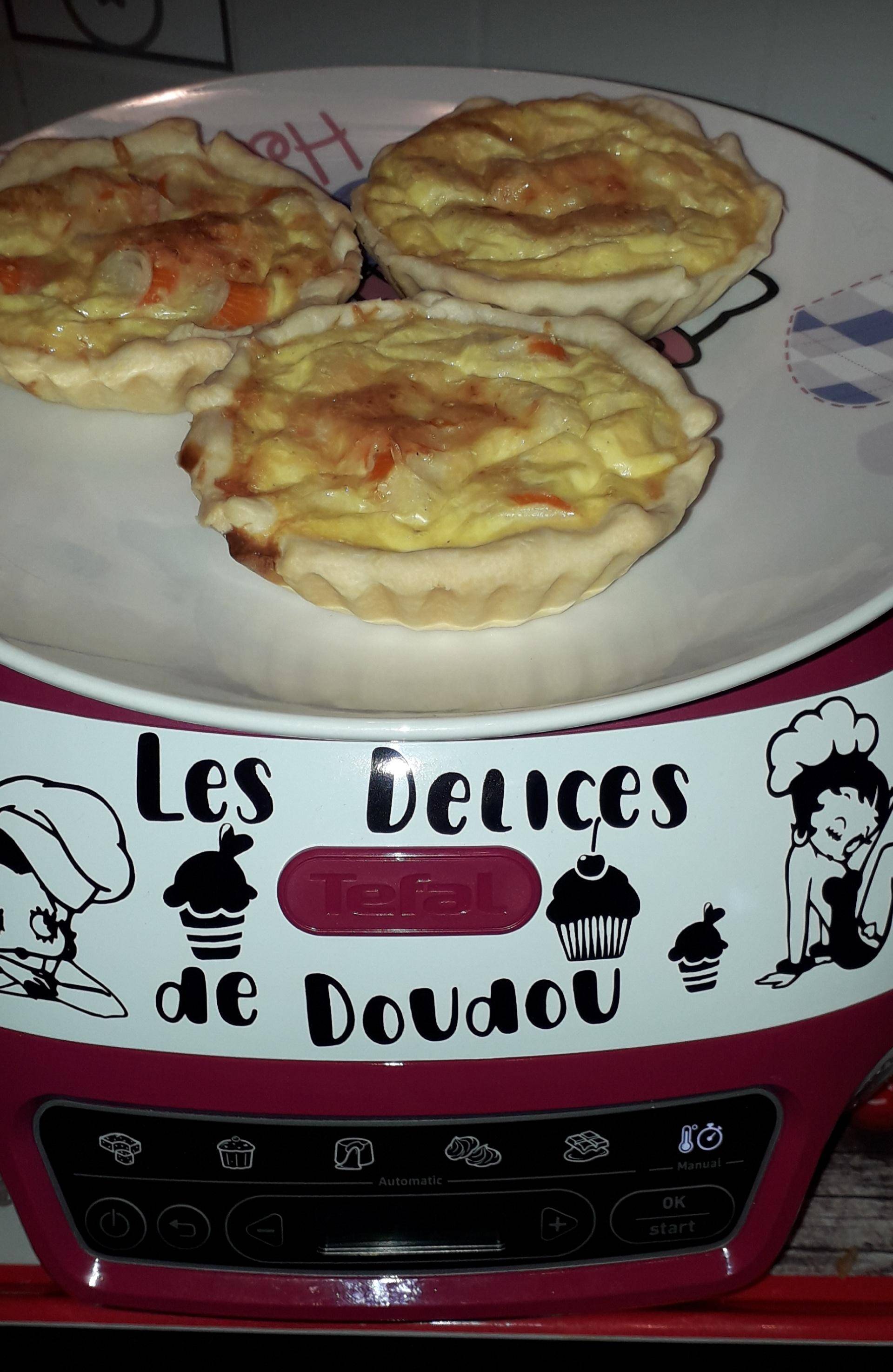 Quiche allégée au râpé de jambon et gruyère - Recette Cake Factory | Tefal