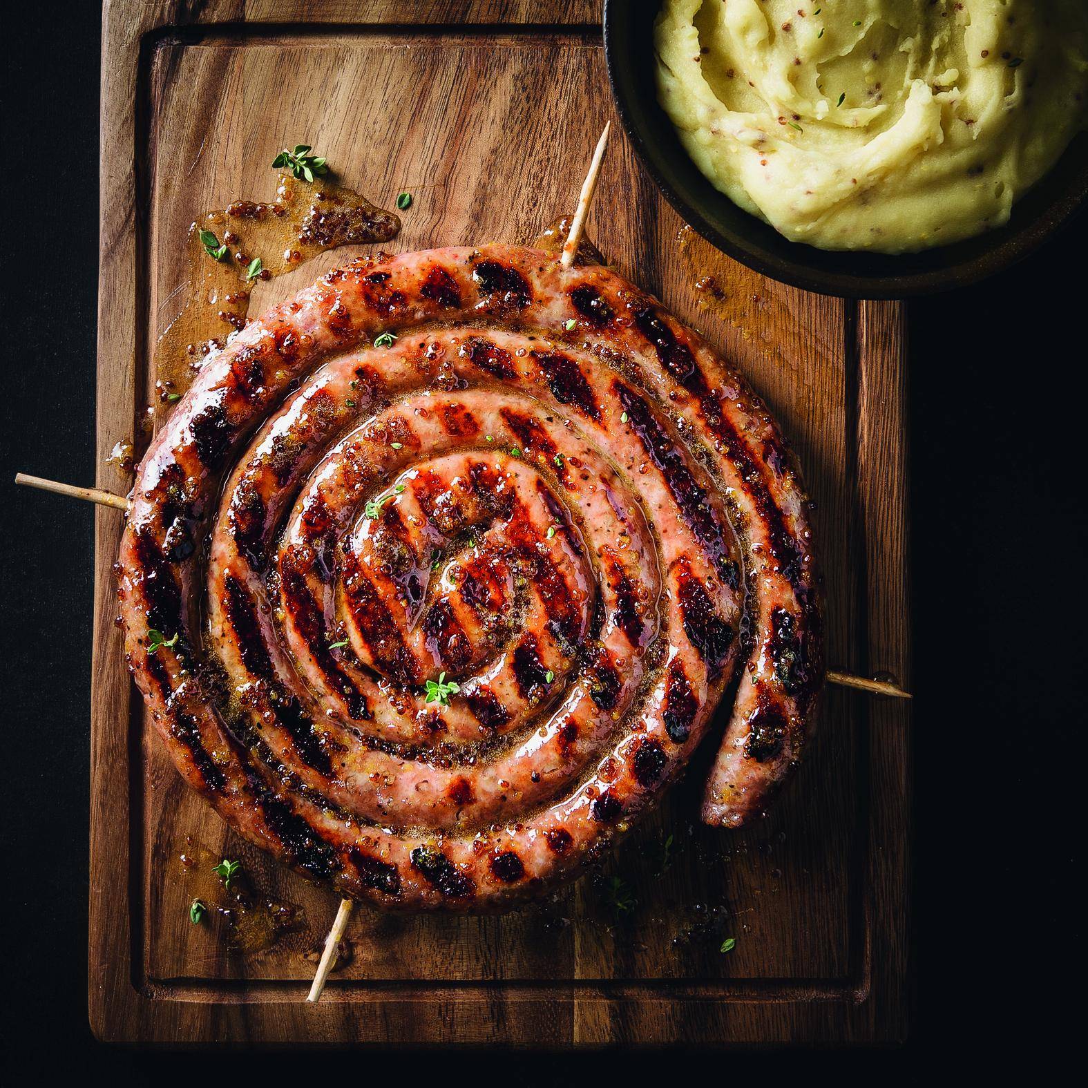 Saucisse grillée laquée à la moutarde - Recette OptiGrill 4in1 XL | Tefal