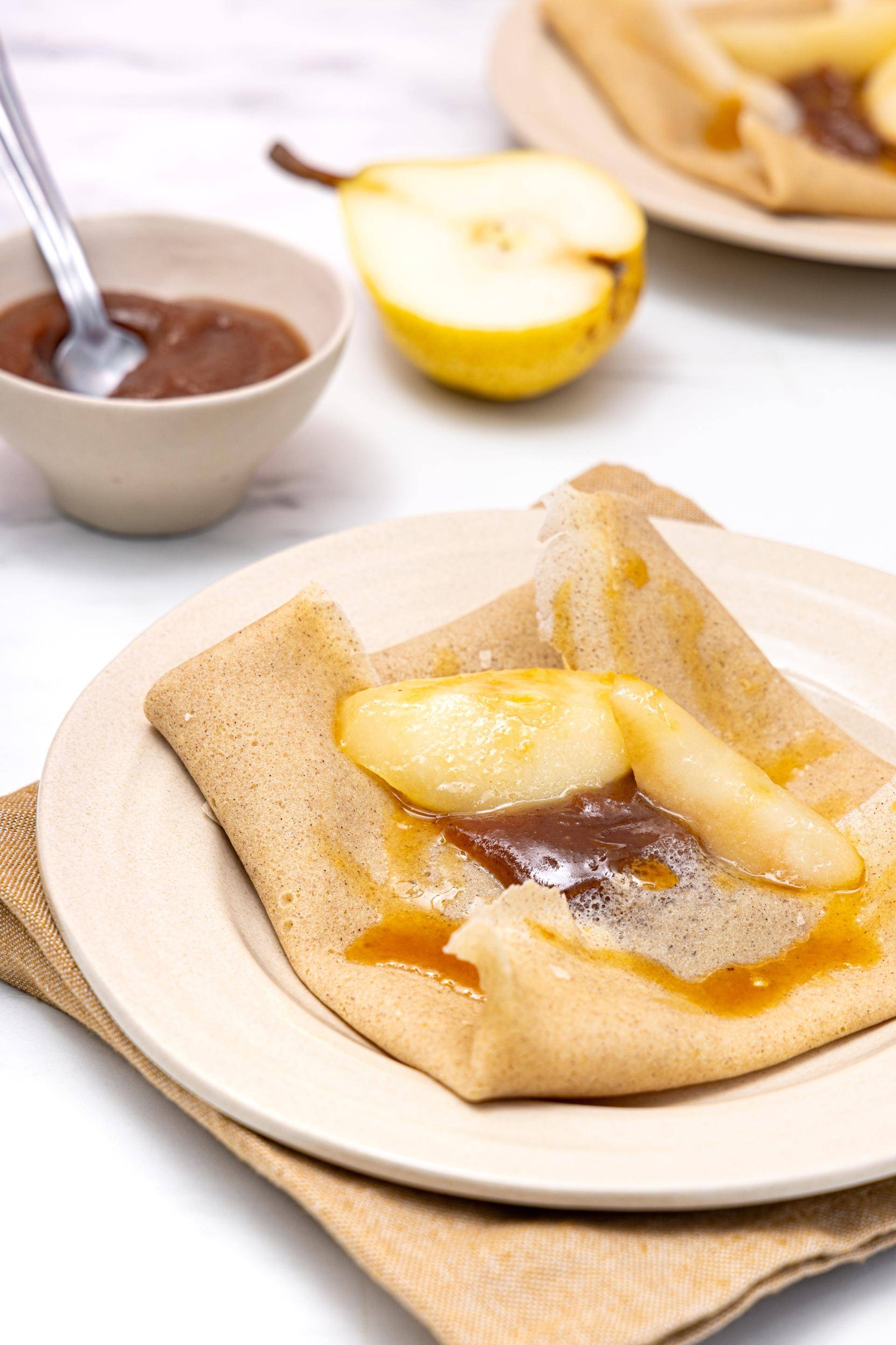 Crêpes poires-marron sans gluten - Recette Poêles et Casseroles | Tefal