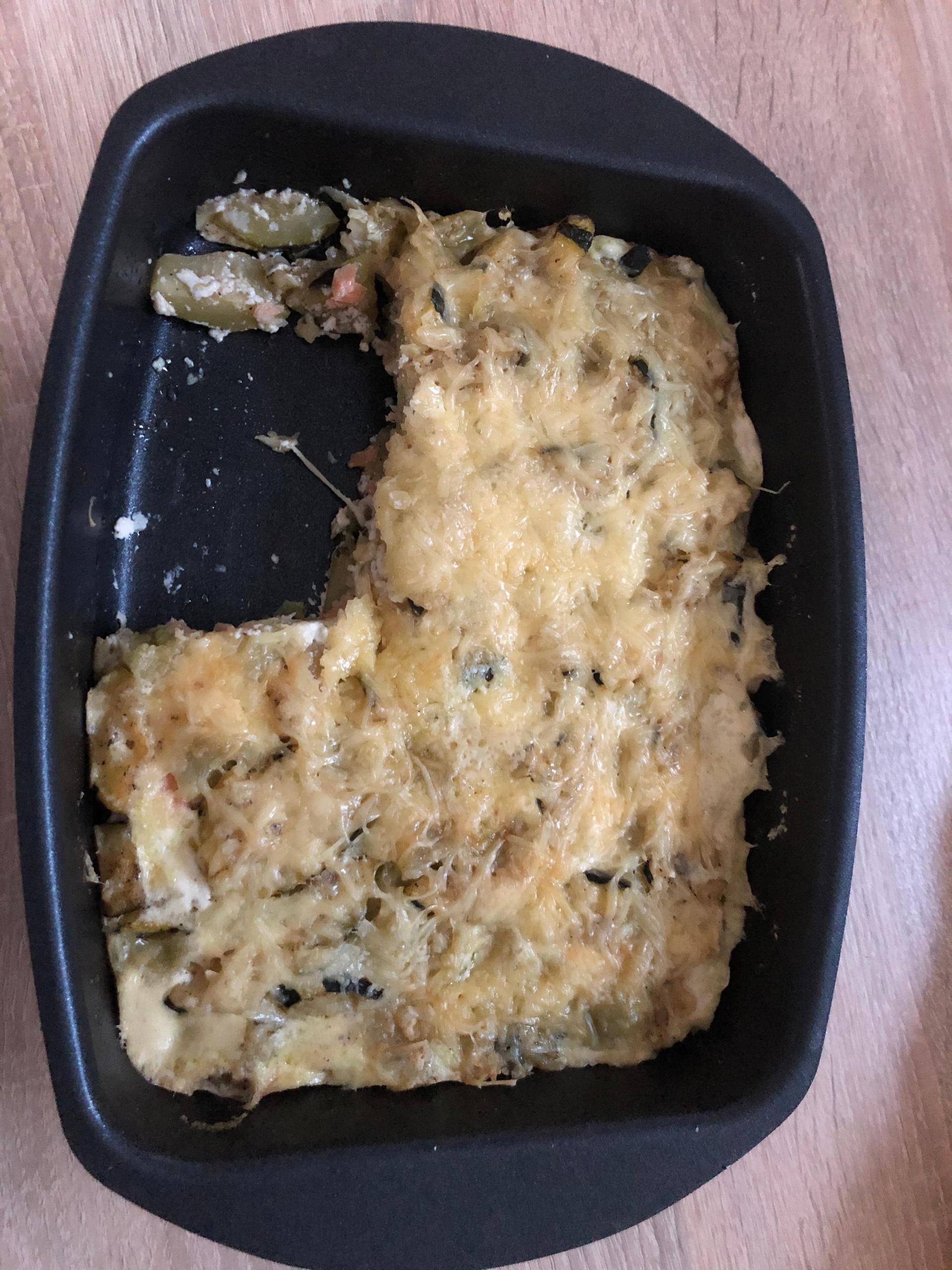 Gratin courgettes ravioles truite fumée - Recette Cake Factory | Tefal