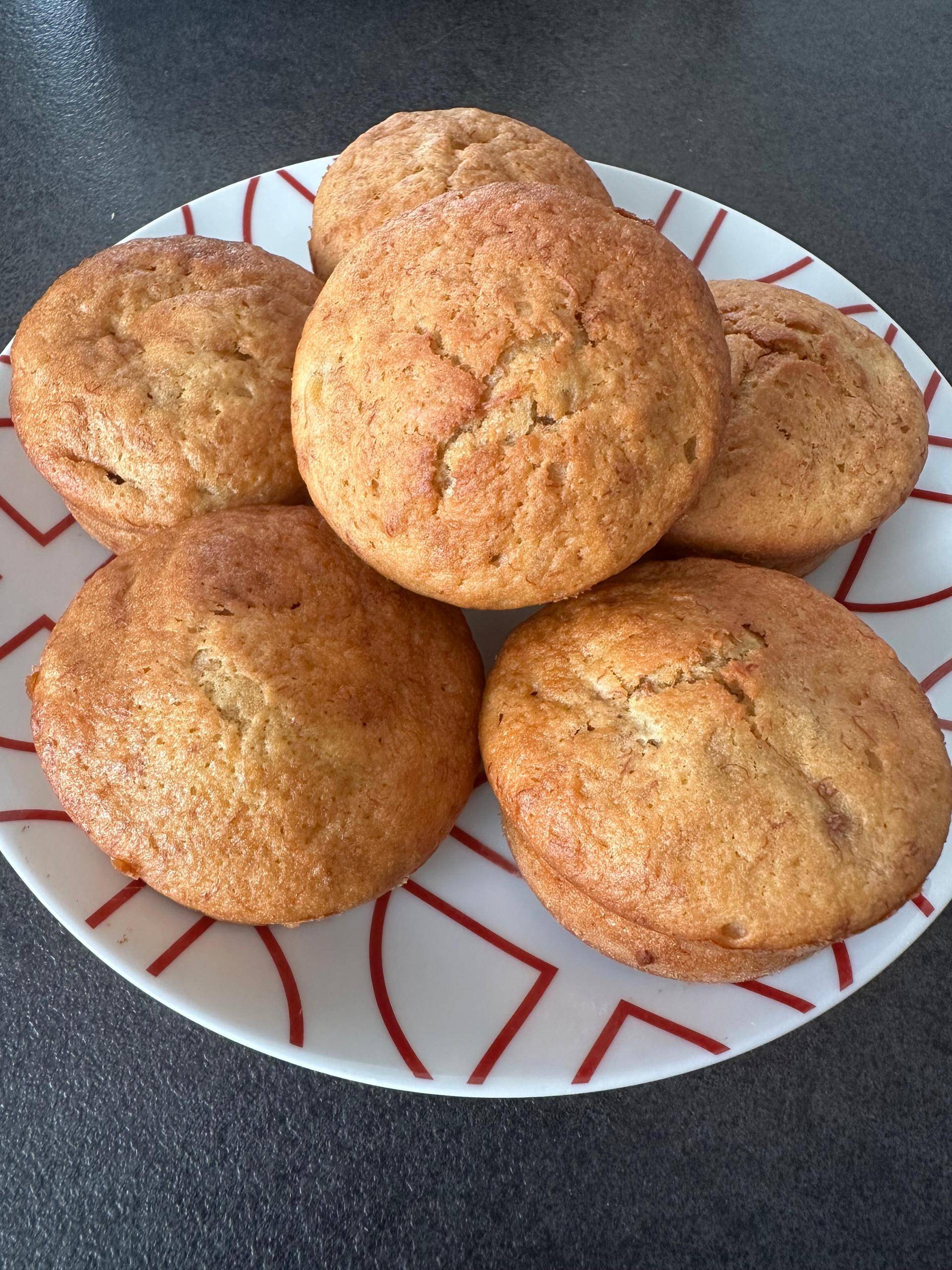 Muffins à la banane cœur chocolat - Recette Cake Factory | Tefal