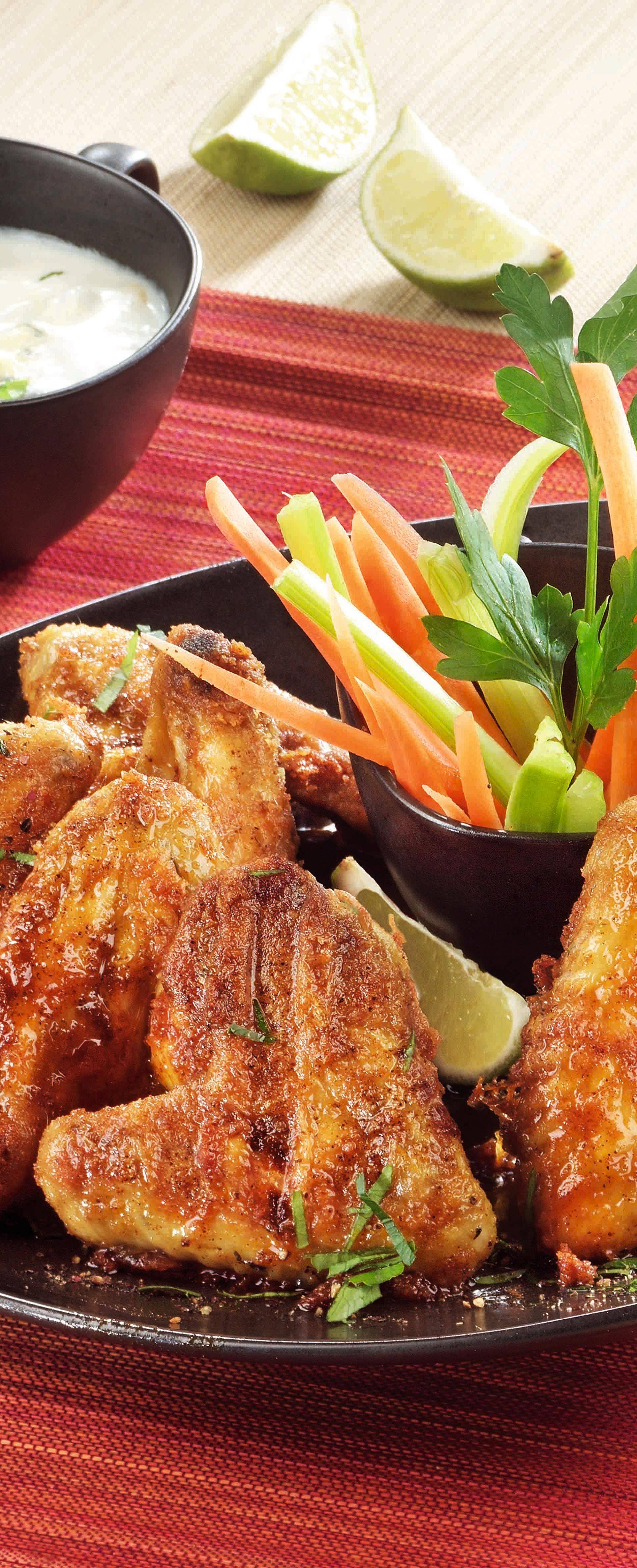 Ailes de poulet Buffalo grillées - Recette OptiGrill + | Tefal
