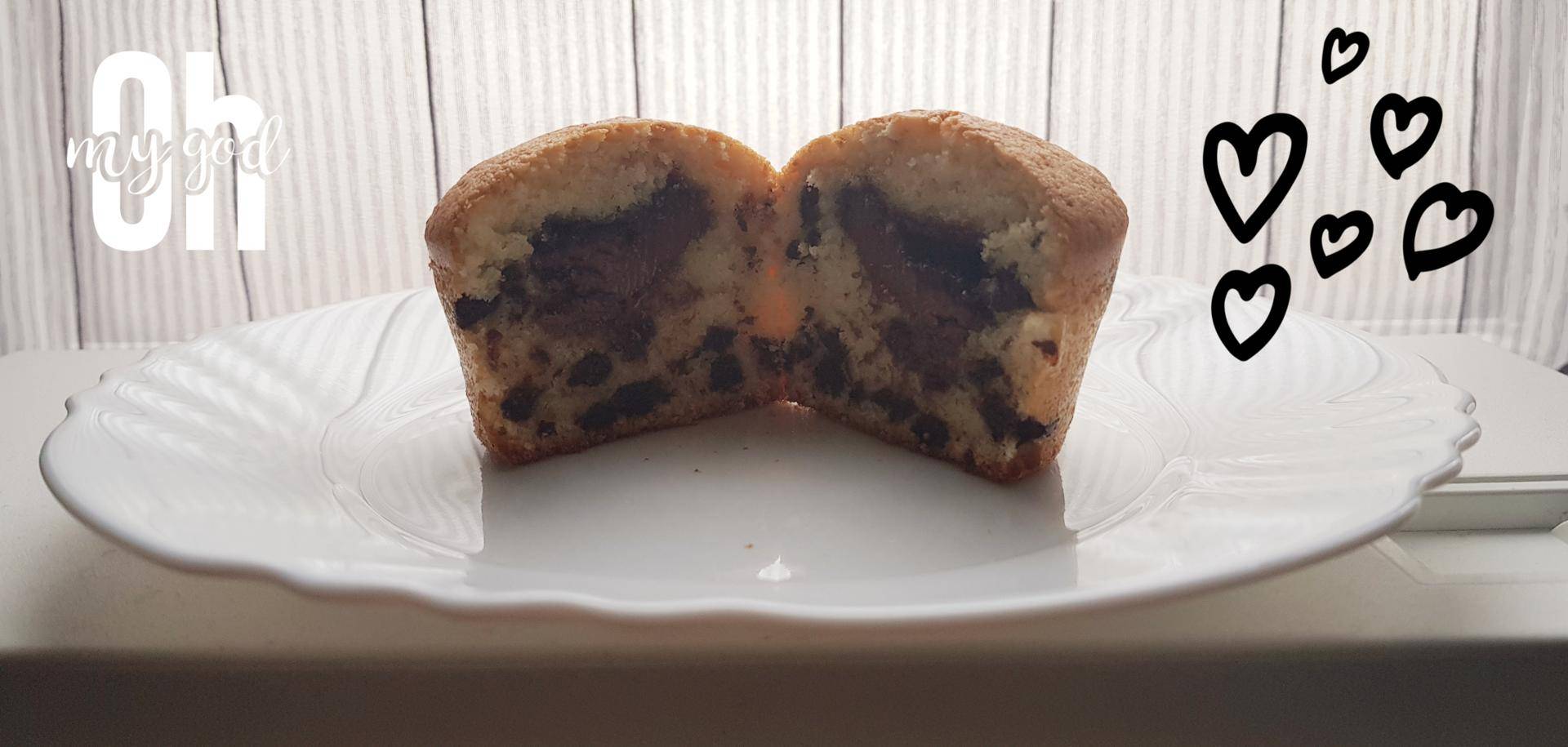 Muffins pépites de chocolat coeur Nutella - Recepten Cake Factory | Tefal