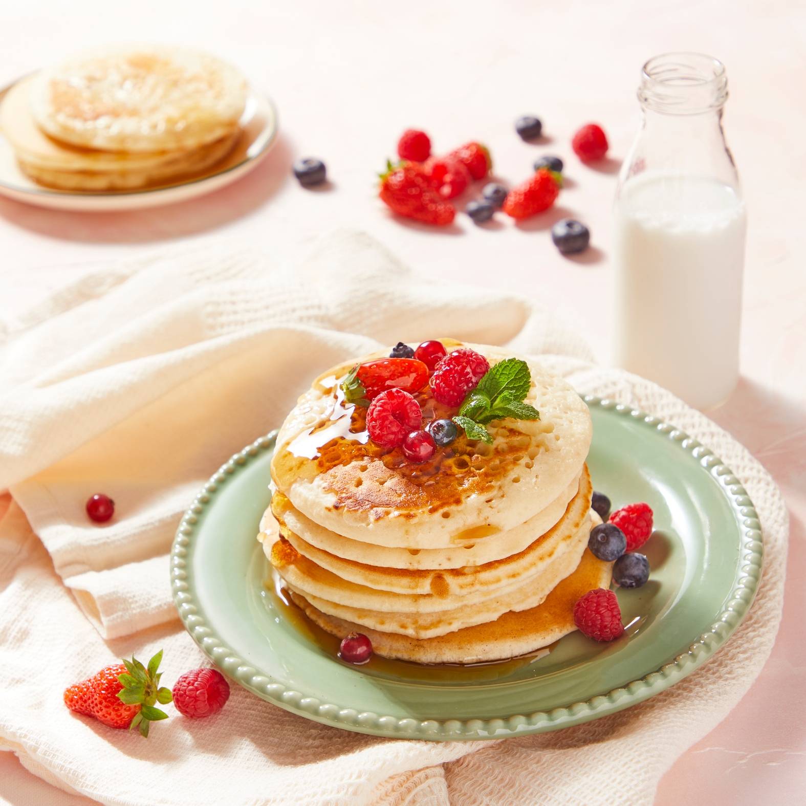 Pancakes aux fruits rouges - Recette Snack Collection MECHANICAL | Tefal