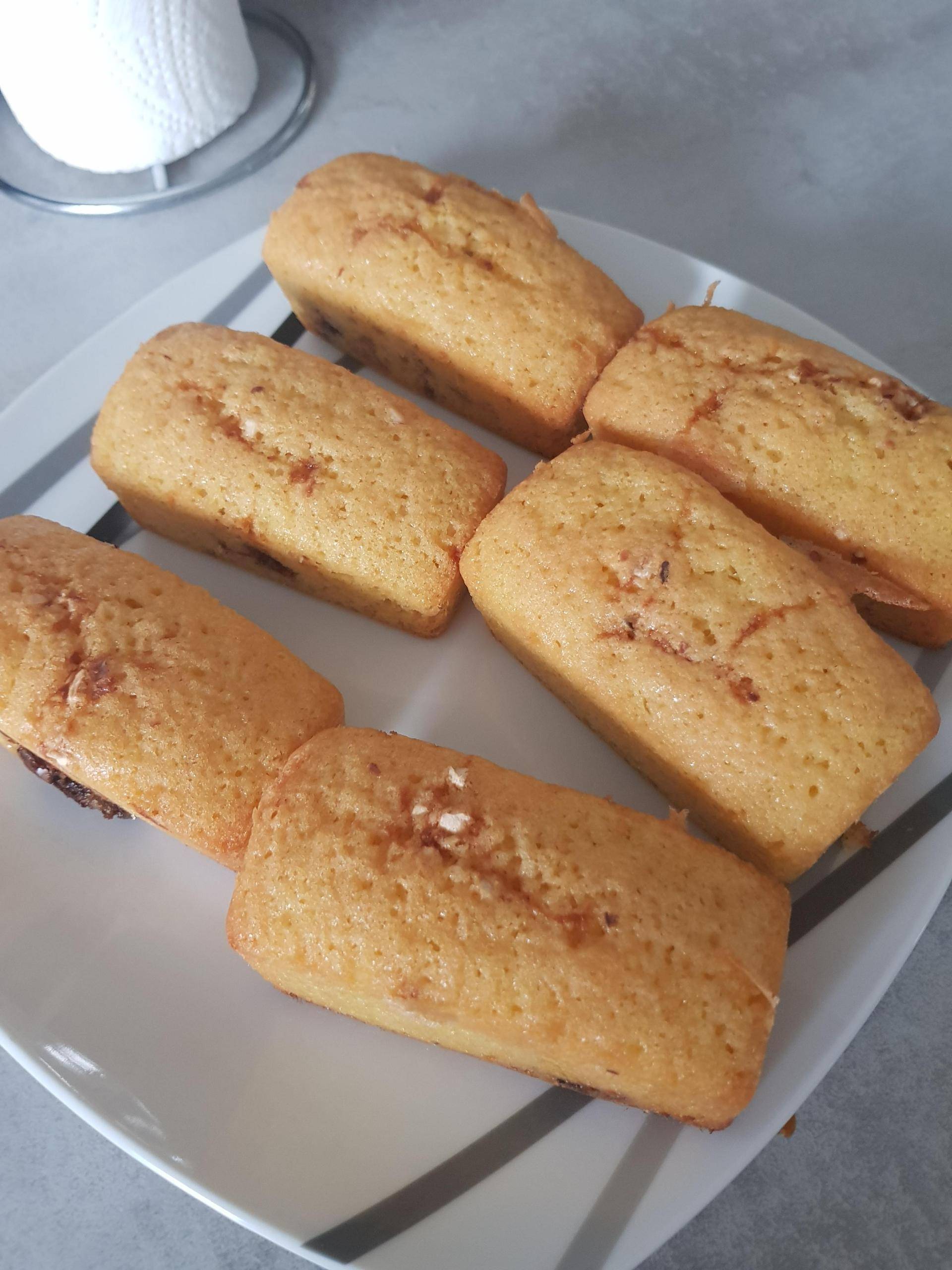 Biscuit madeleine cœur nutella - Recette Cake Factory | Tefal