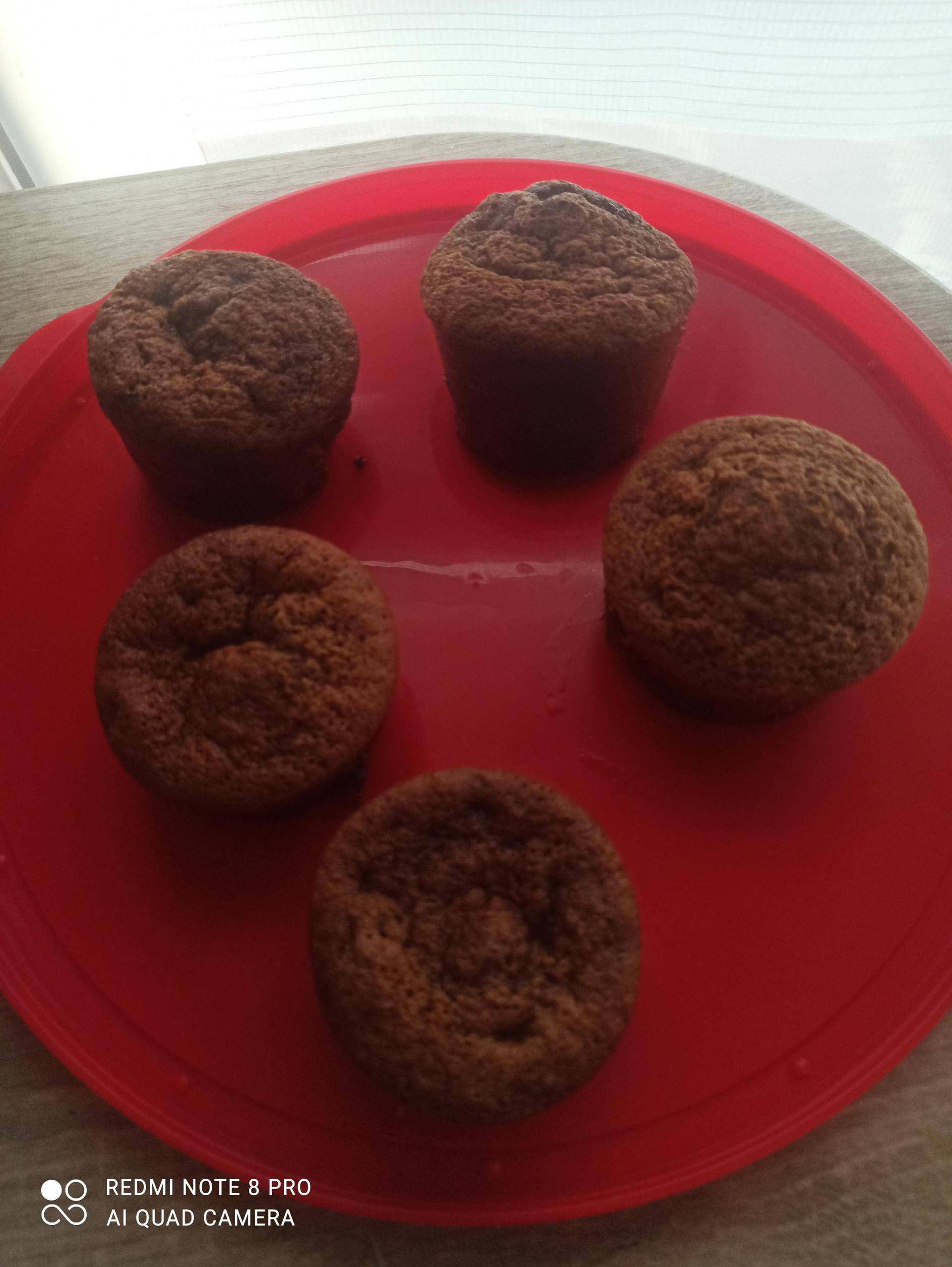 Muffin praliné coeur coulant chocolat blanc - Recepten Cake Factory | Tefal