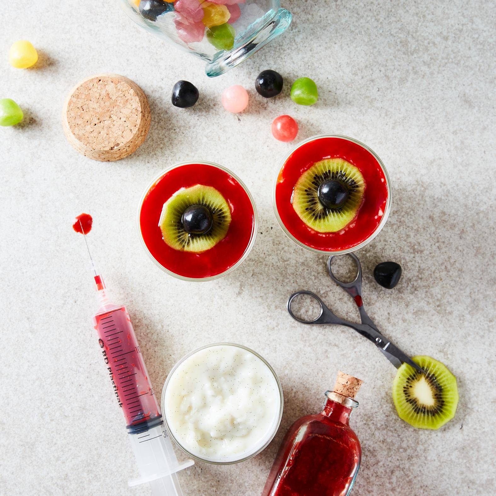 Rijstpudding met coulis van rode bessen - Recepten Cake Factory | Tefal