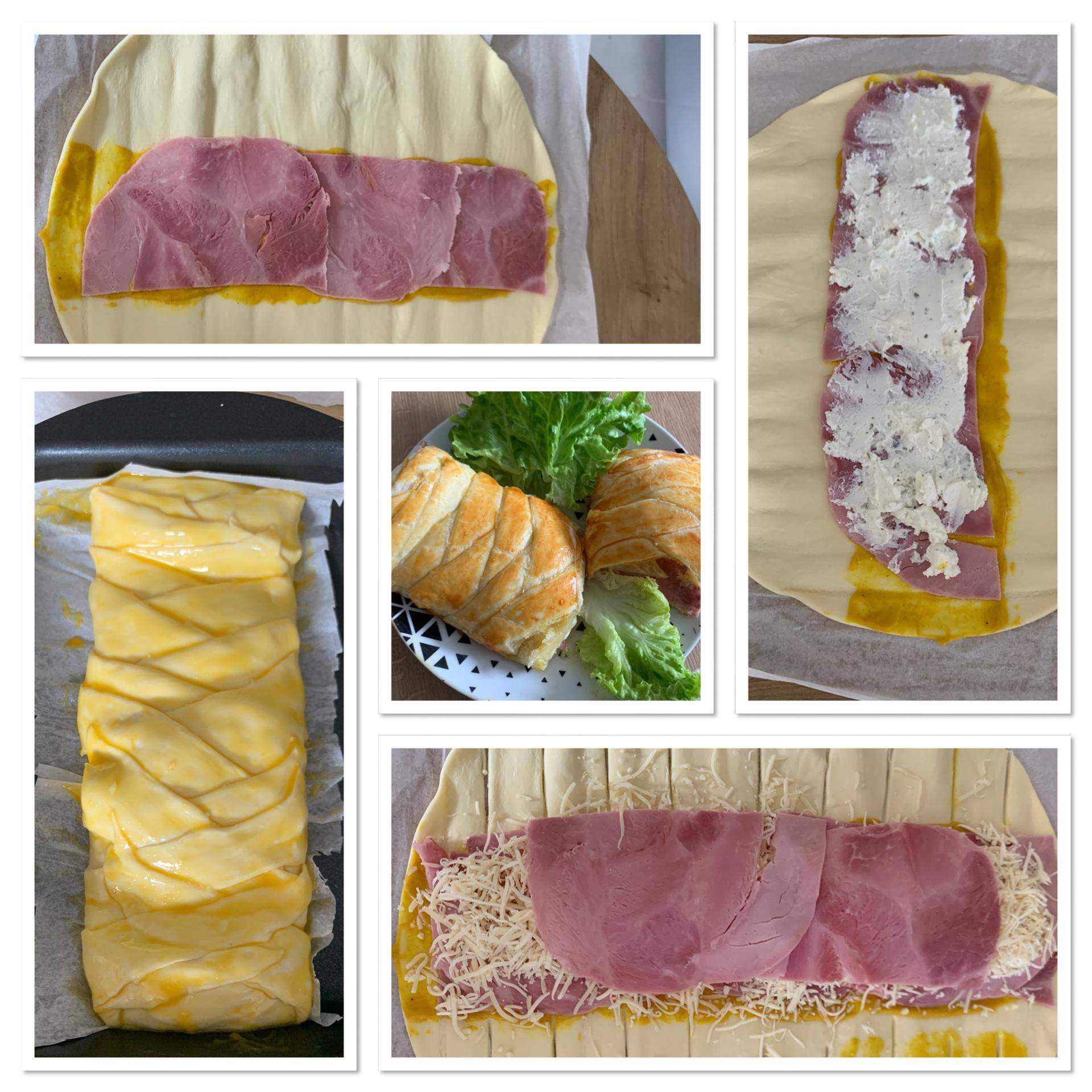 Feuilleté jambon fromage - Recette Cake Factory | Tefal