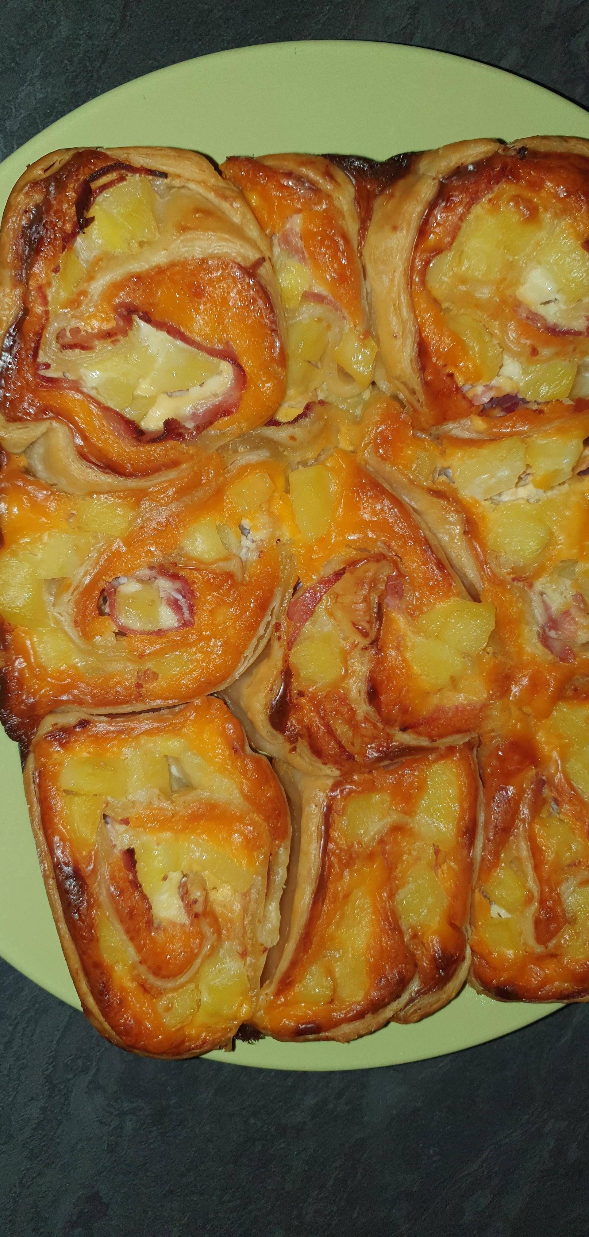 Feuilleté jambon pomme de terre cheddar - Recette Cake Factory | Tefal