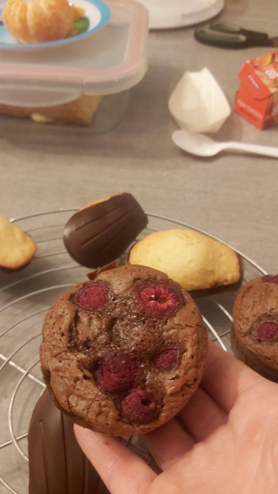 Muffins Choco - Framboise - Recepten Cake Factory | Tefal