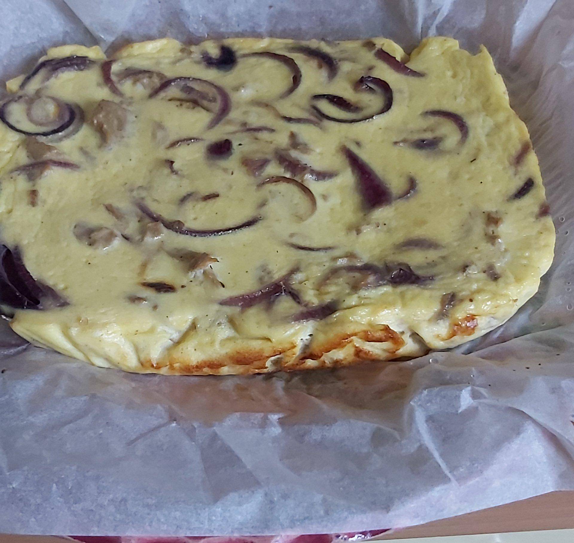 Quiche sans pâte au thon et aux oignons - Recette Cake Factory | Tefal