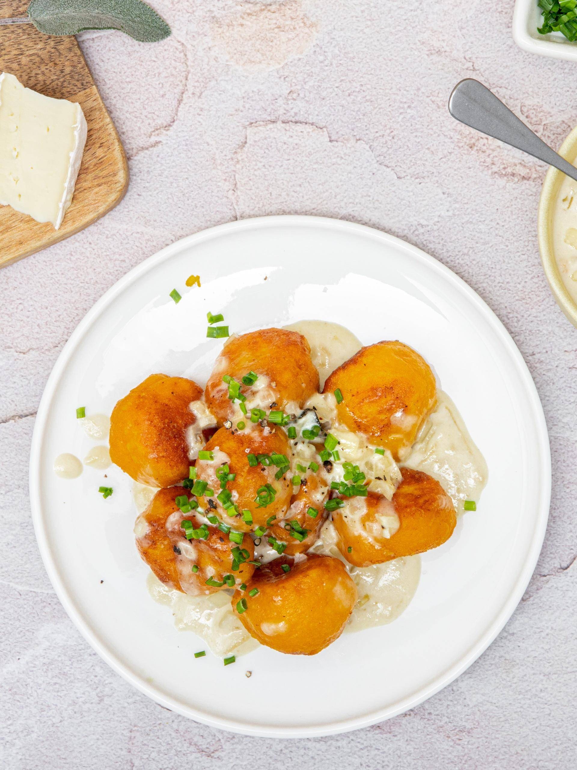 Gnocchis de potimarron fourrés au Brie - Recette Poêles et Casseroles | Tefal