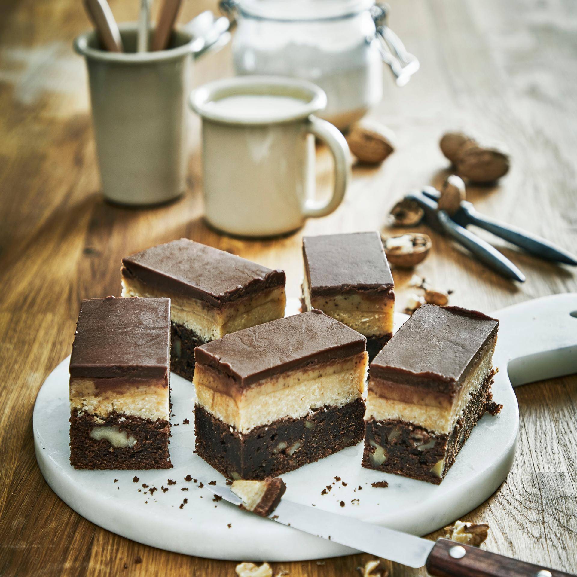 Shortbread brownie - Recette Cake Factory | Tefal