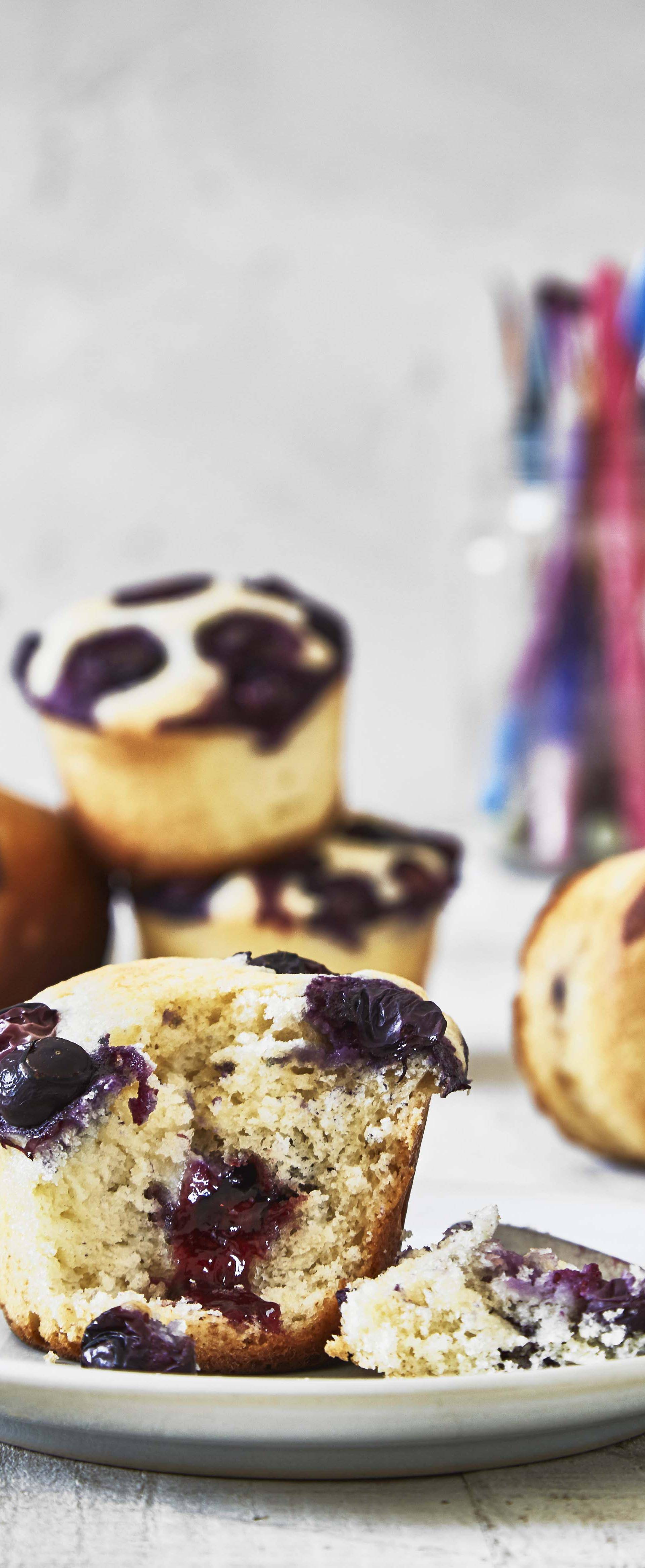 Cœurs coulants au chocolat blanc et aux myrtilles - Recette Cake Factory | Tefal