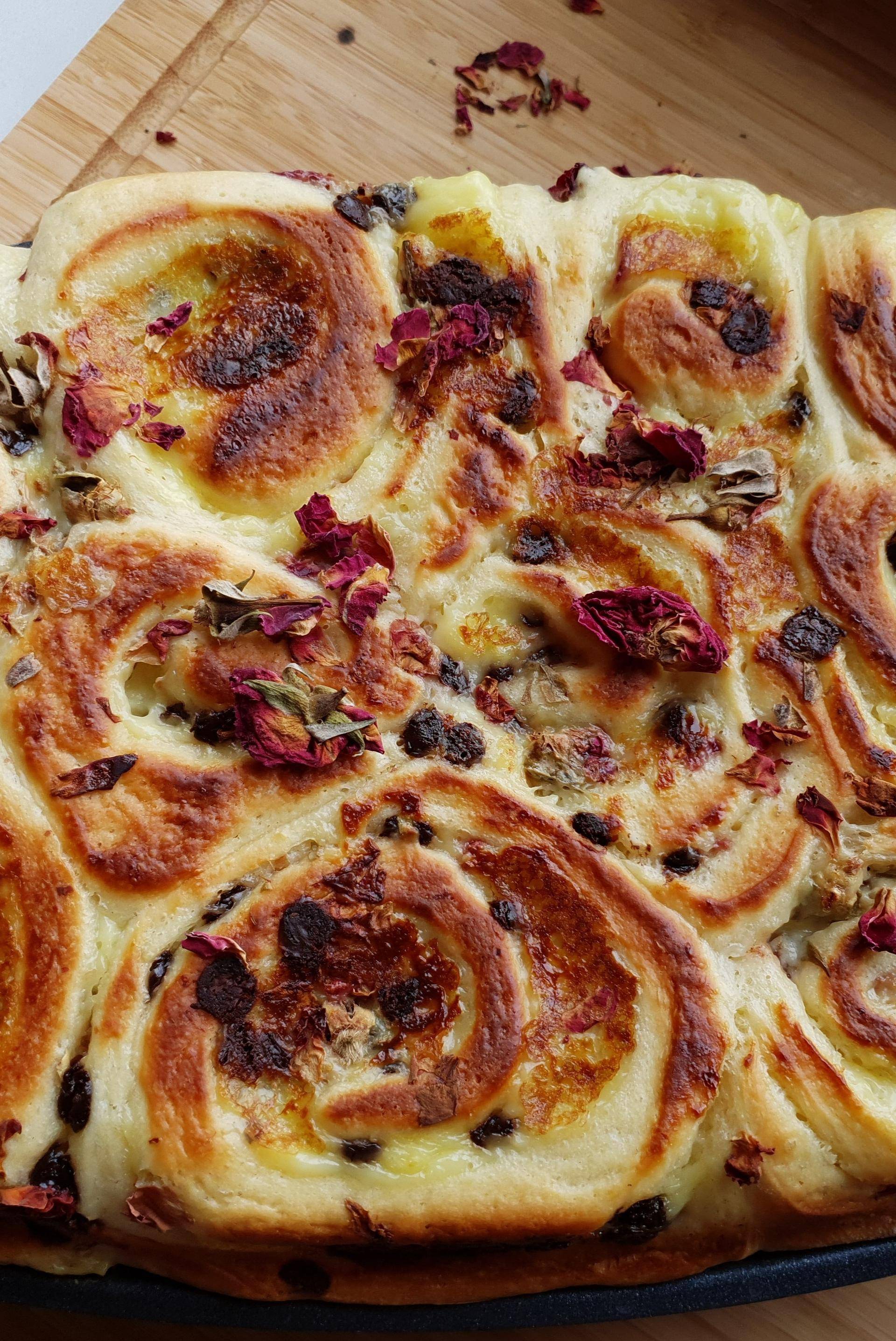 Chinois à la crème pâtissière rosée - Recette Cake Factory | Tefal