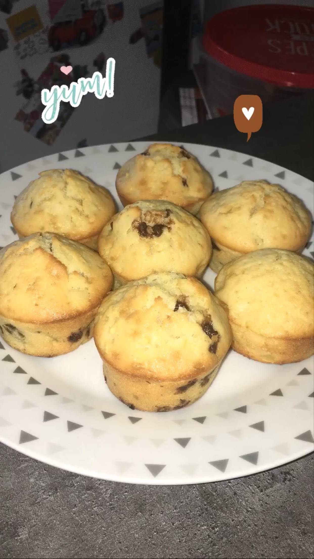 Muffins pomme et pépites de chocolat - Recette Cake Factory | Tefal