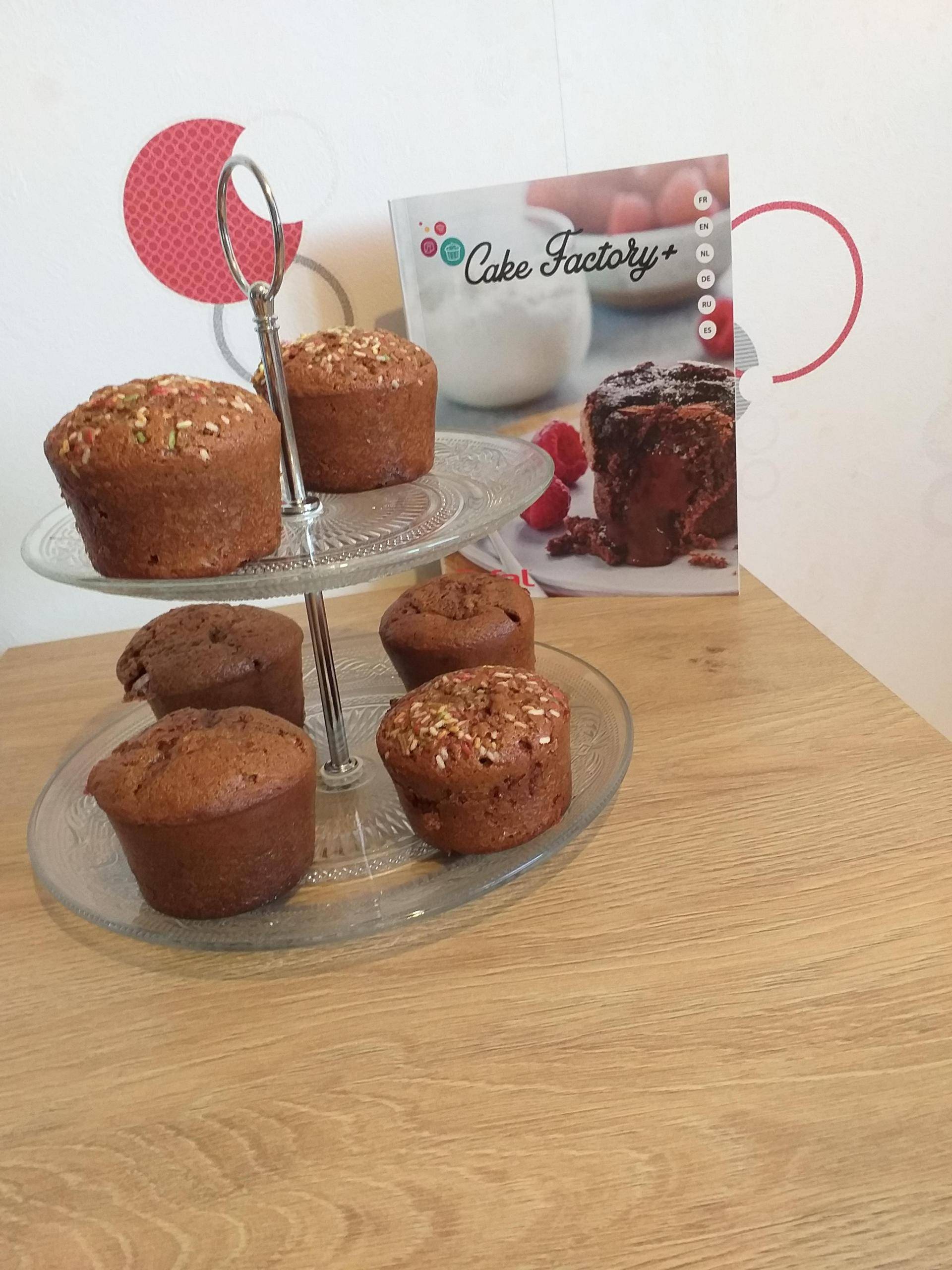 Muffins chocolat caramel - Recepten Cake Factory | Tefal