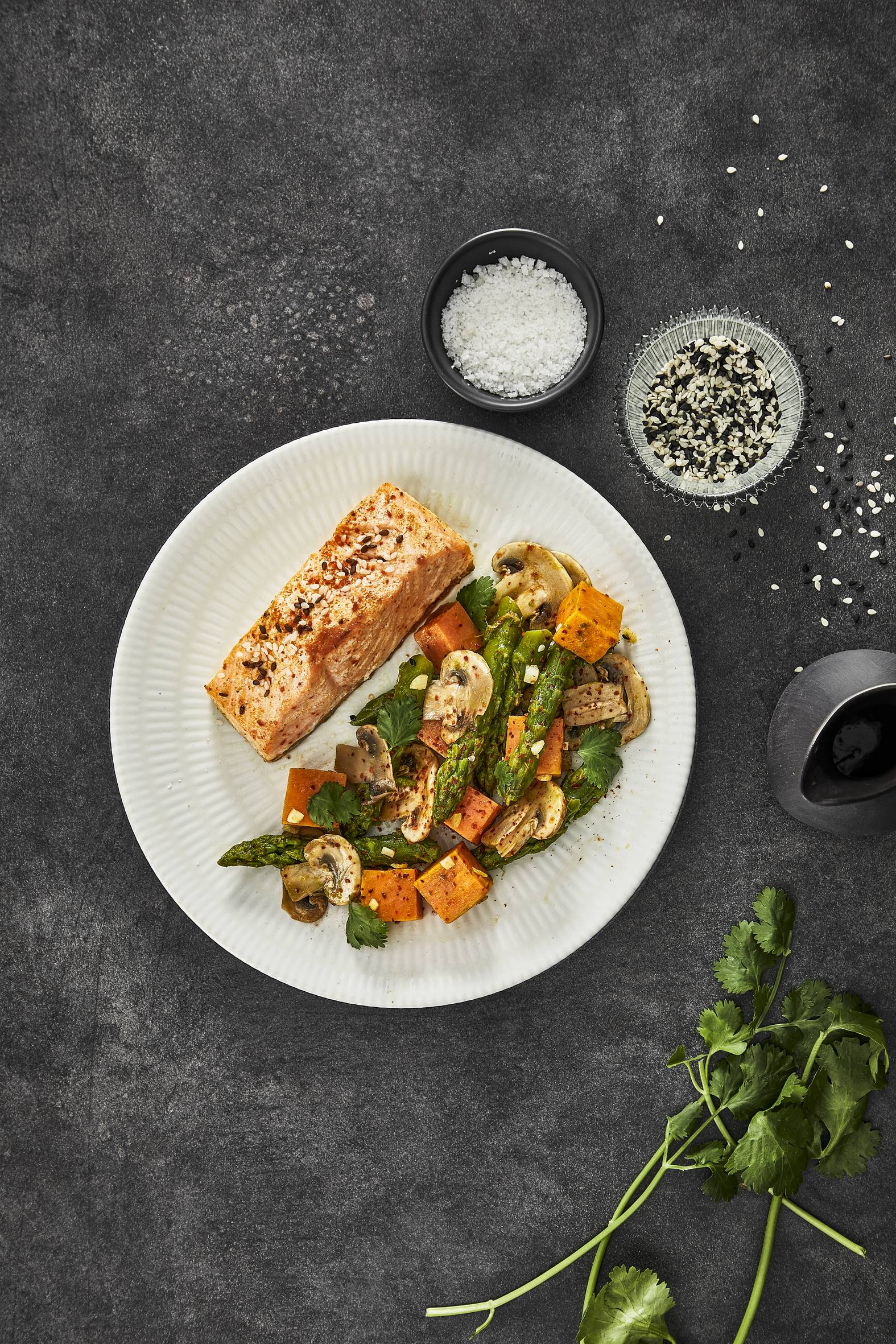 Saumon et asperges vertes - Recette OptiGrill + | Tefal