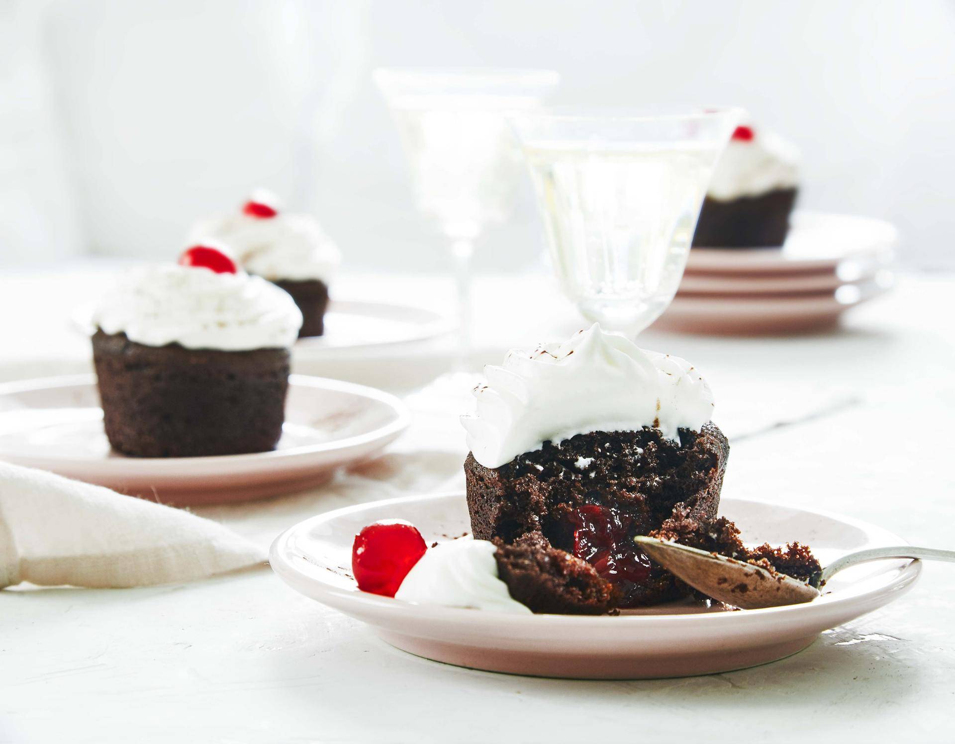 Cœurs coulants au chocolat et à la cerise - Recette Cake Factory Délices | Tefal