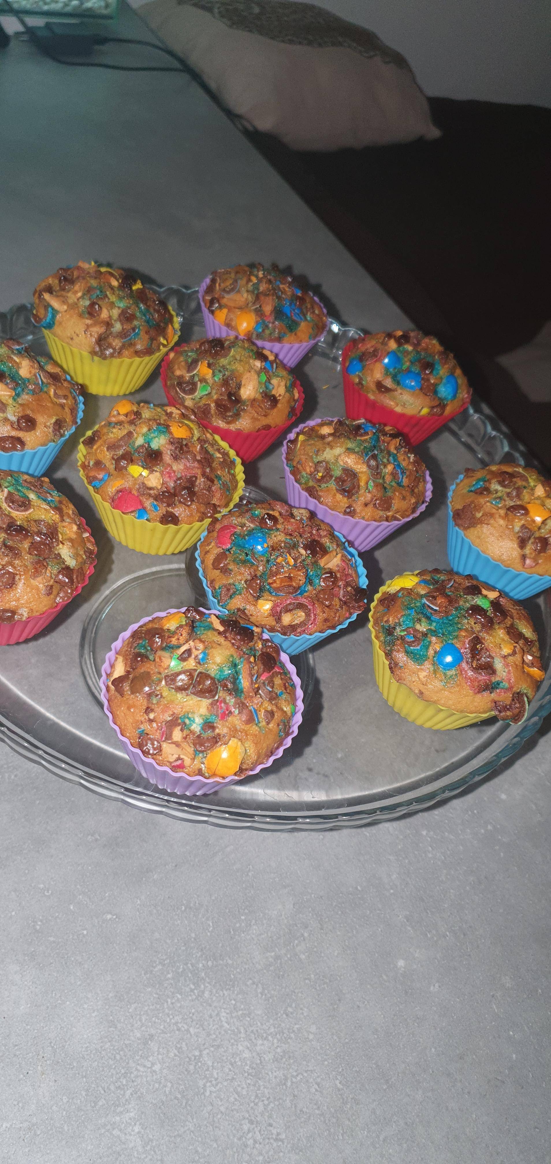 muffins M&M'S coeur Nutella - Recepten Cake Factory | Tefal
