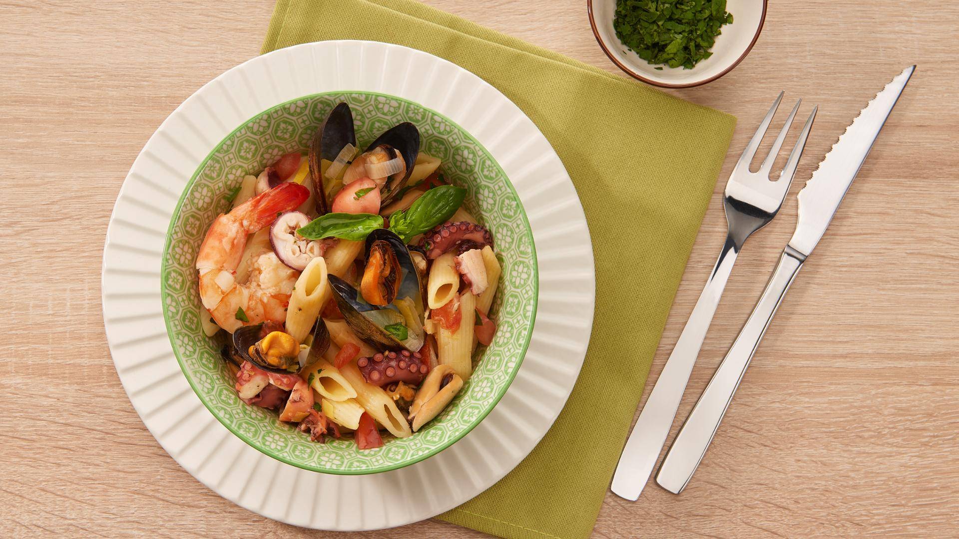 Radiatori marinara marina - Recette Poêles et Casseroles | Tefal