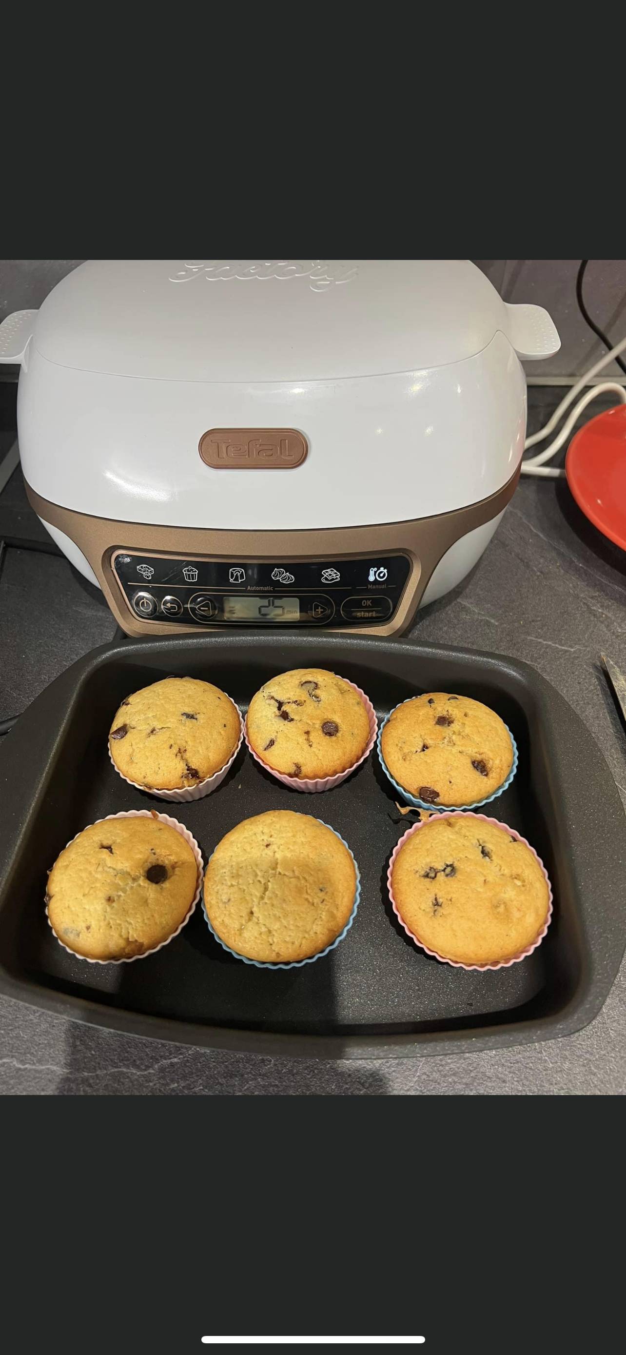 Muffin au 3 chocolat - Recette Cake Factory | Tefal