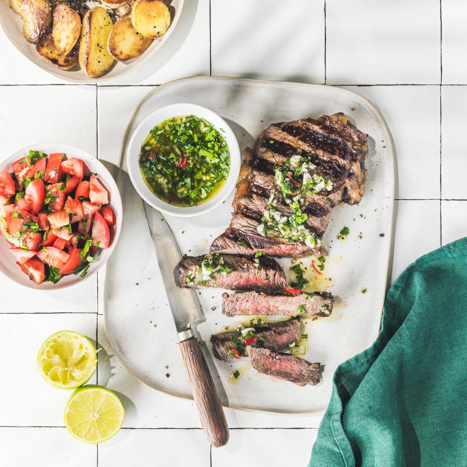 Bœuf grillé sauce chimichurri (Picanha) - Recette OptiGrill 4in1 | Tefal