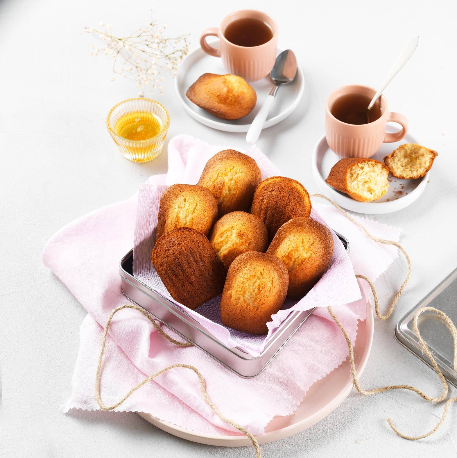 Mini-madeleines à l'orange et aux amandes - Recette Snack Collection MECHANICAL | Tefal