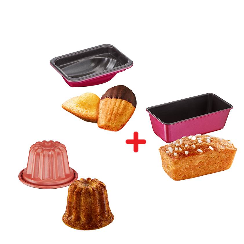 WEB PACK: 3 sets van CreaBake-vormen compatibel met Cake Factory