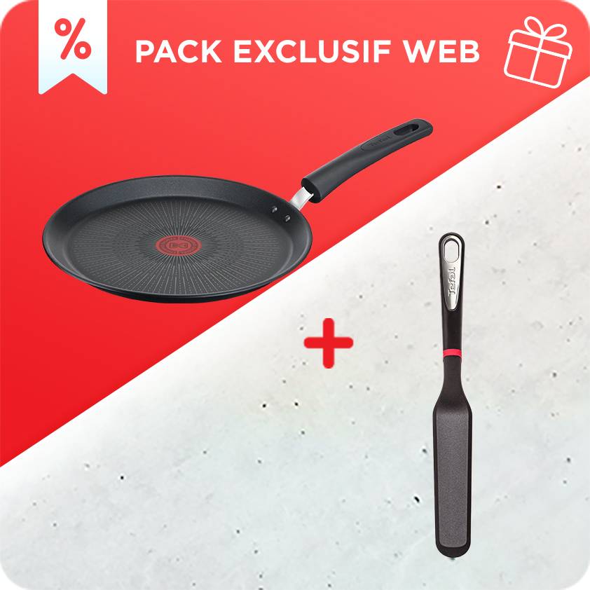 PACK WEB : Poêle à crêpes Excellence + spatule offerte