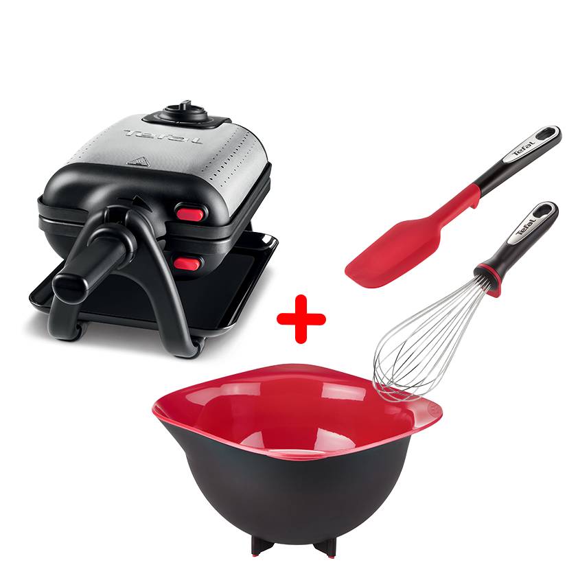 WEB PACK: Wafelijzer King Size WM755D12  + 3 gratis accessoires