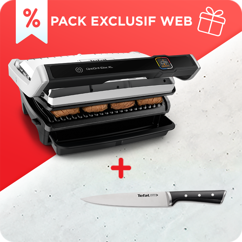 PACK WEB : Optigrill Elite XL + Couteau de cuisine