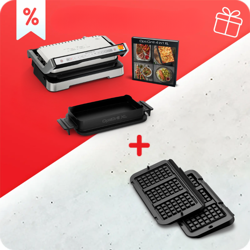 WEB PACK: Optigrill 4-in-1 XL + wafelplaten